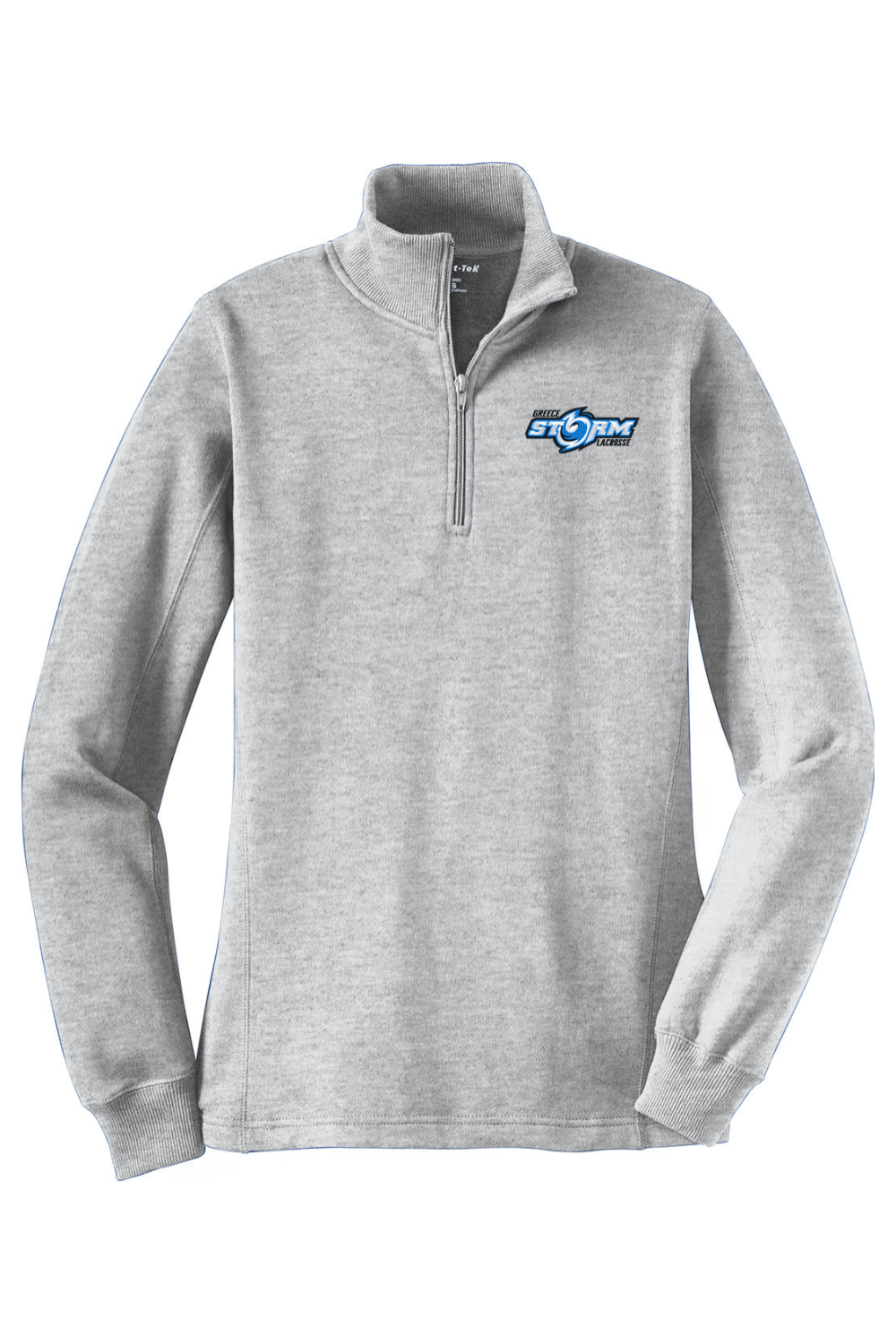 Greece Storm LC Adult Women's Embroidered Quarter-Zip Pullover Signature Lacrosse