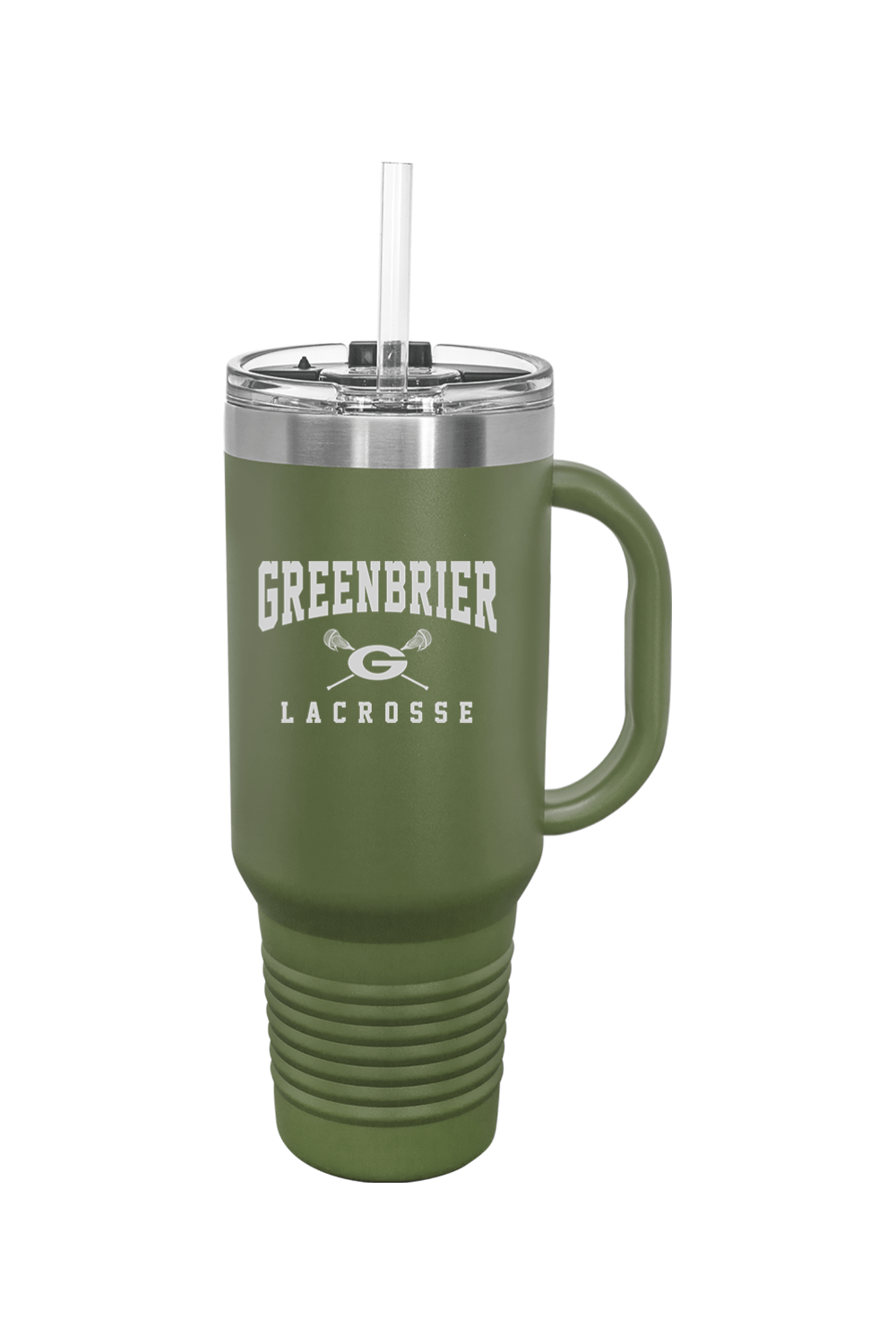 Greenbrier Lacrosse Insulated Travel Mug Signature Lacrosse