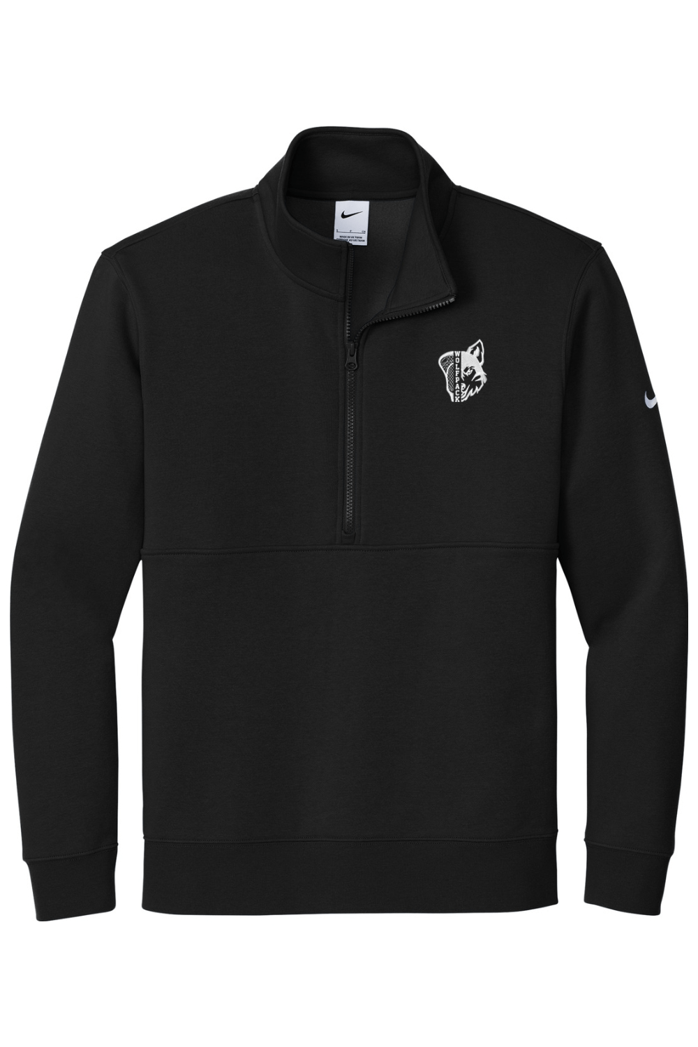 Greenbrier Lacrosse Nike Club Fleece Sleeve Swoosh 1/2-Zip Signature Lacrosse