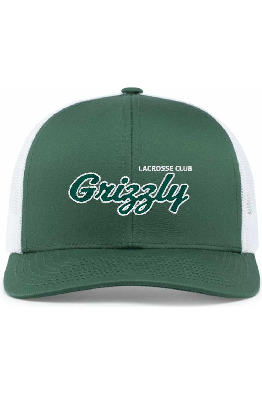 Grizzly Lacrosse Embroidered Trucker Hat Signature Lacrosse