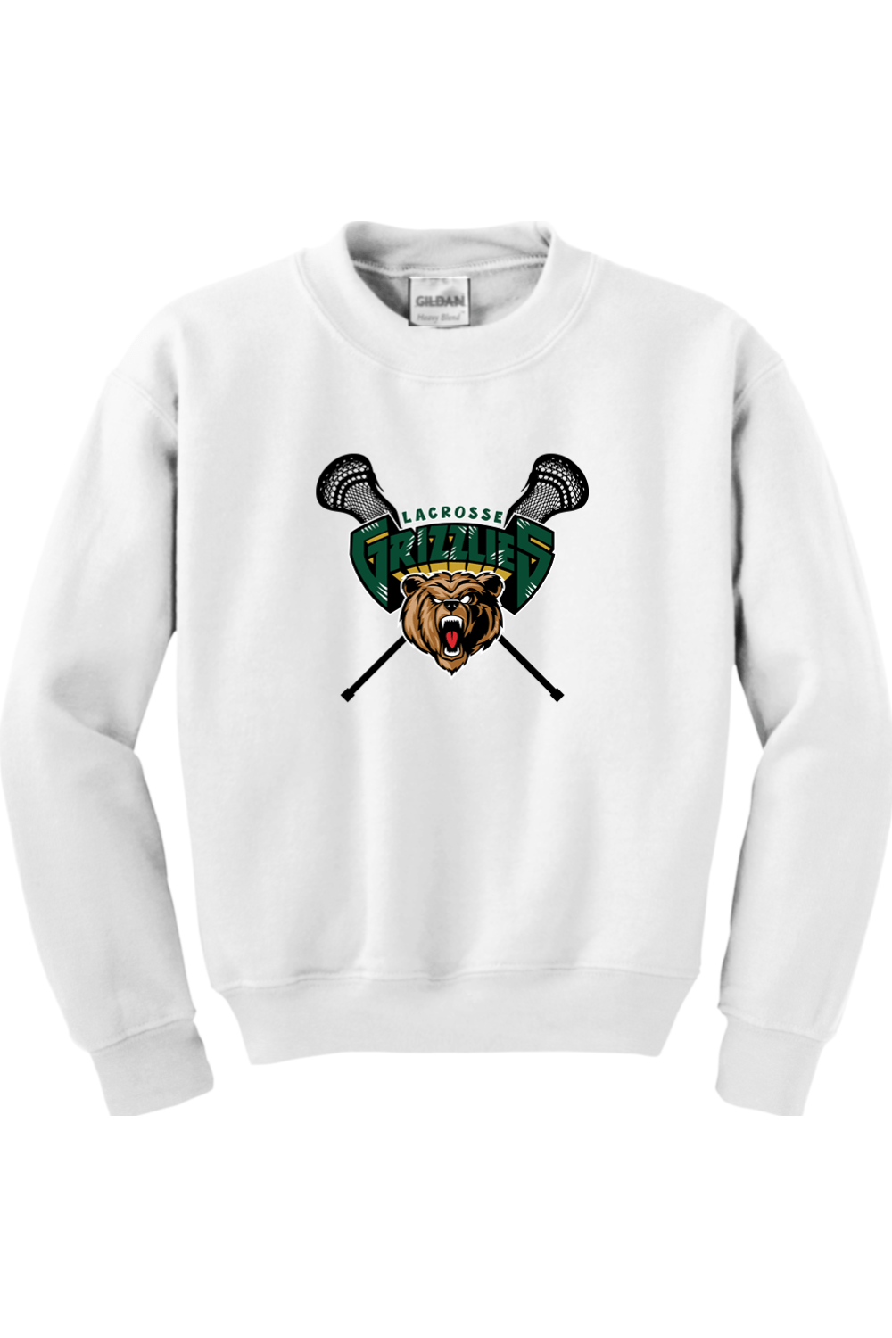Grizzly Lacrosse Youth Sweatshirt Signature Lacrosse