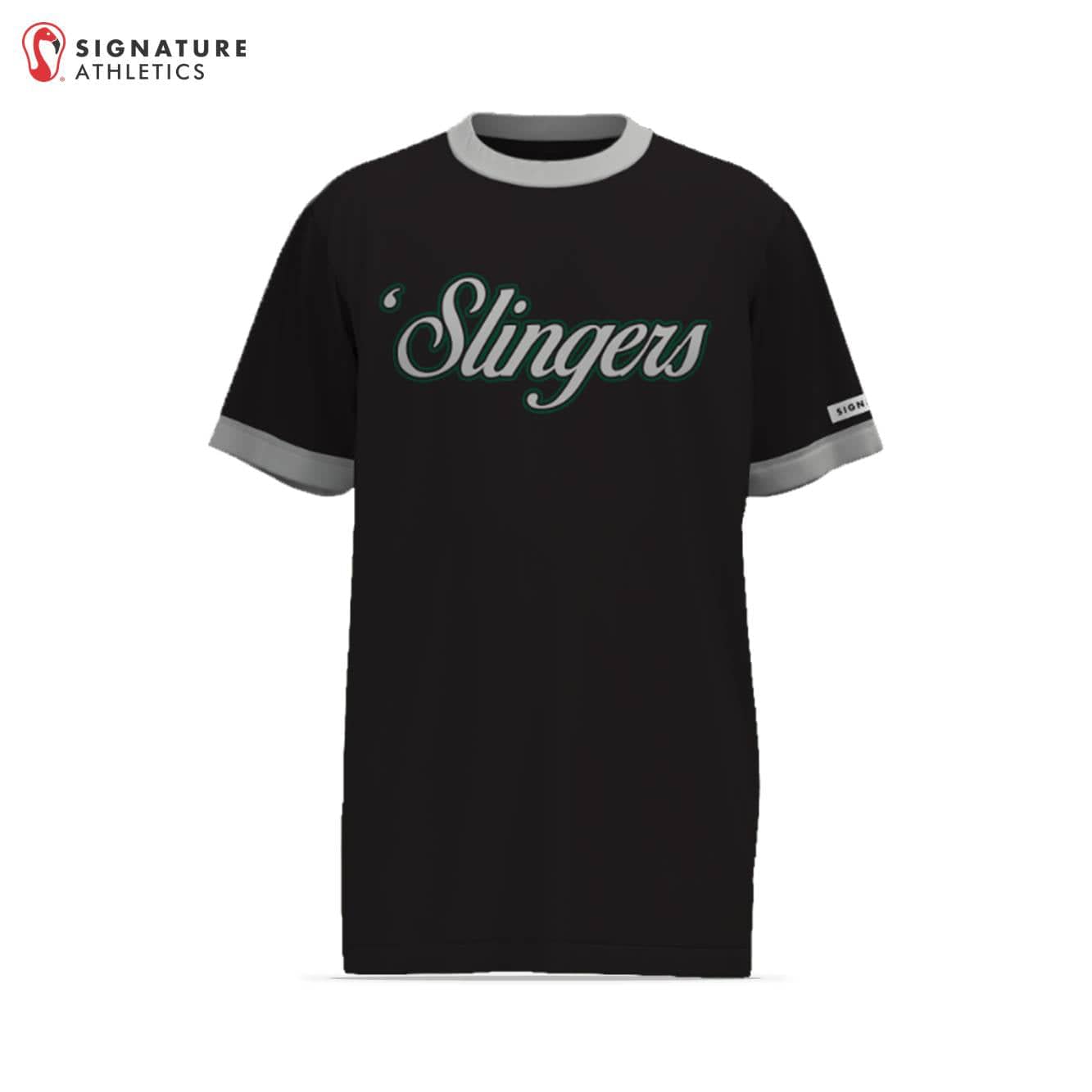 Gunslingers Men's Short Sleeve Tech Tee: Gunslingers Signature Lacrosse