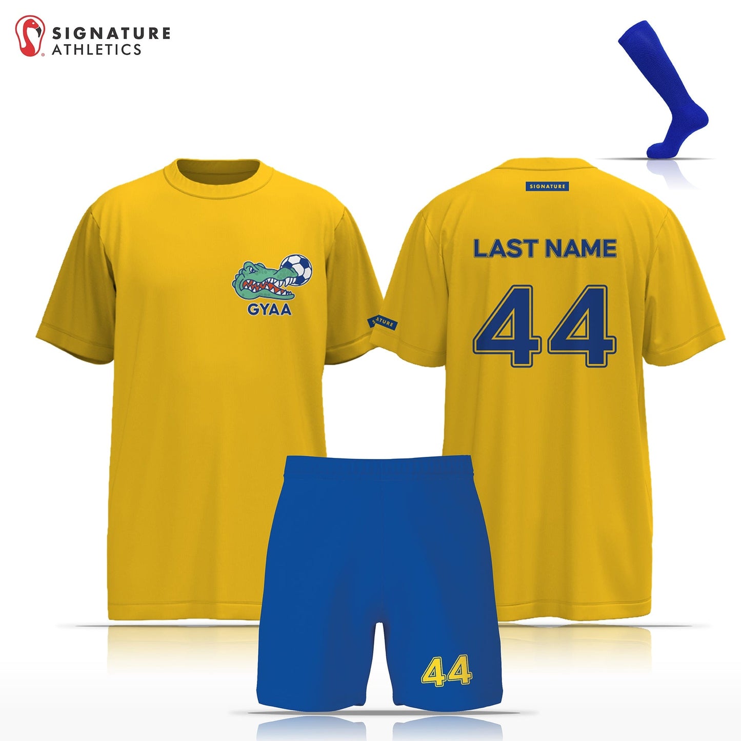 GYAA Boys 3 Piece Player Package: U10 Signature Lacrosse