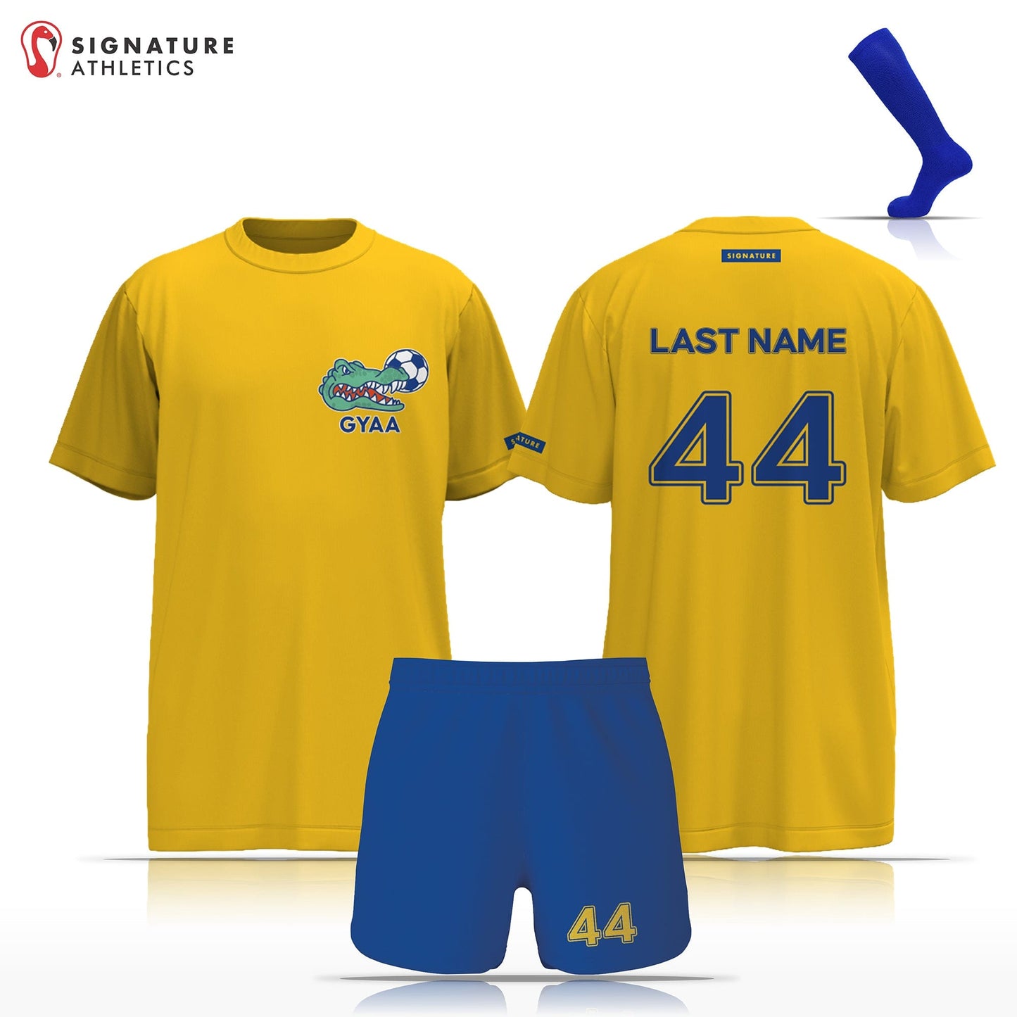 GYAA Girls 3 Piece Player Package: U10 Signature Lacrosse