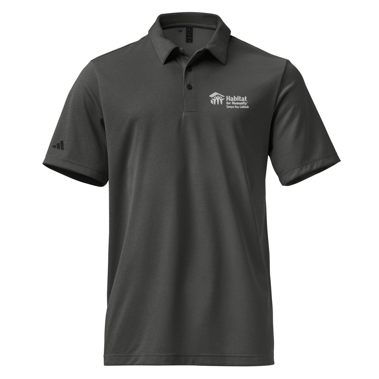 Habitat for Humanity Embroidered adidas Space-Dyed Polo Signature Lacrosse