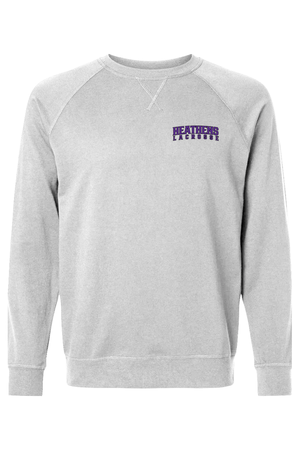 Heathens Lacrosse Adult Heavyweight Raglan Long Sleeve Signature Lacrosse