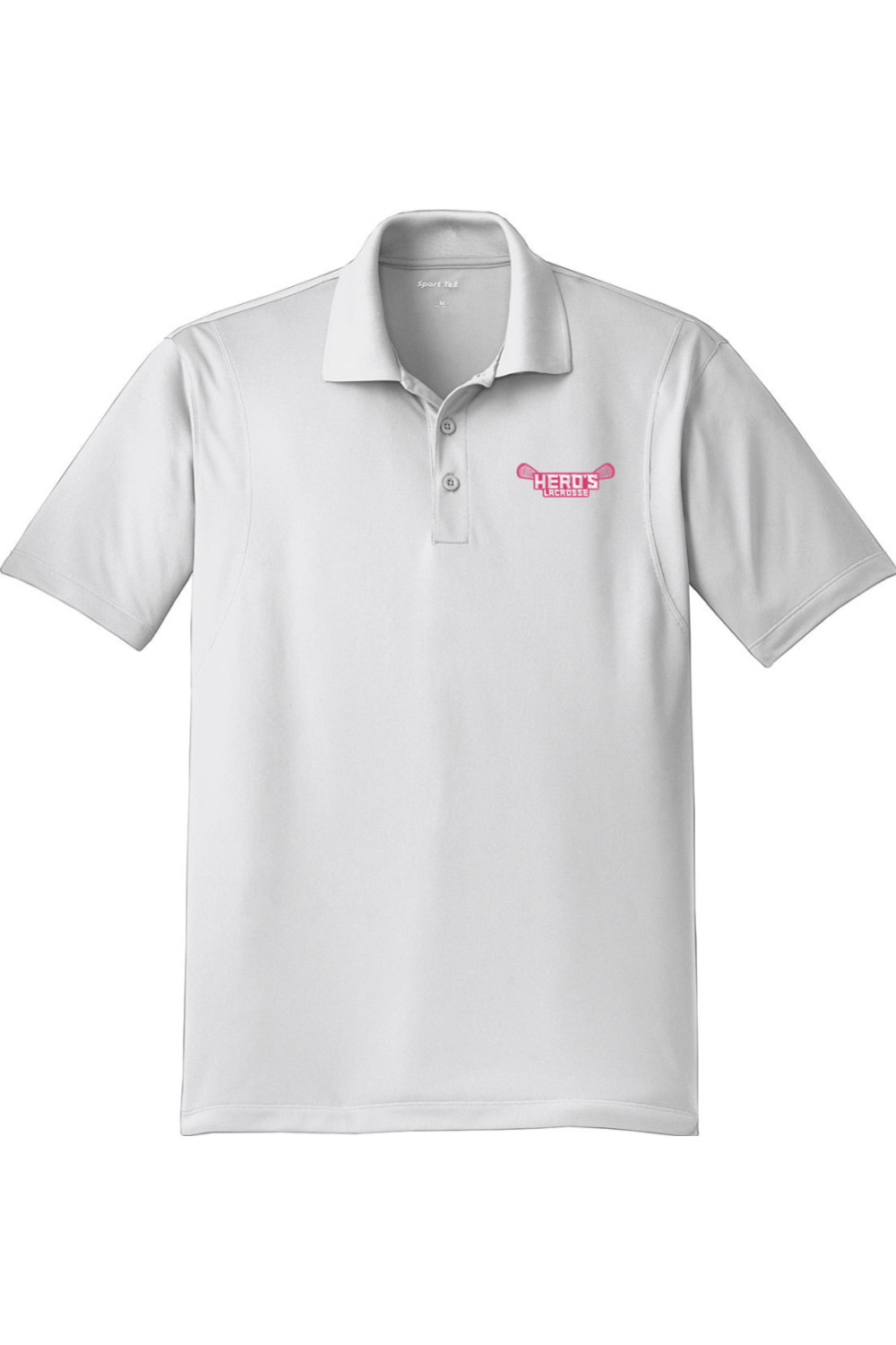 Hero's Girls YLC Adult Embroidered Athletic Polo Signature Lacrosse
