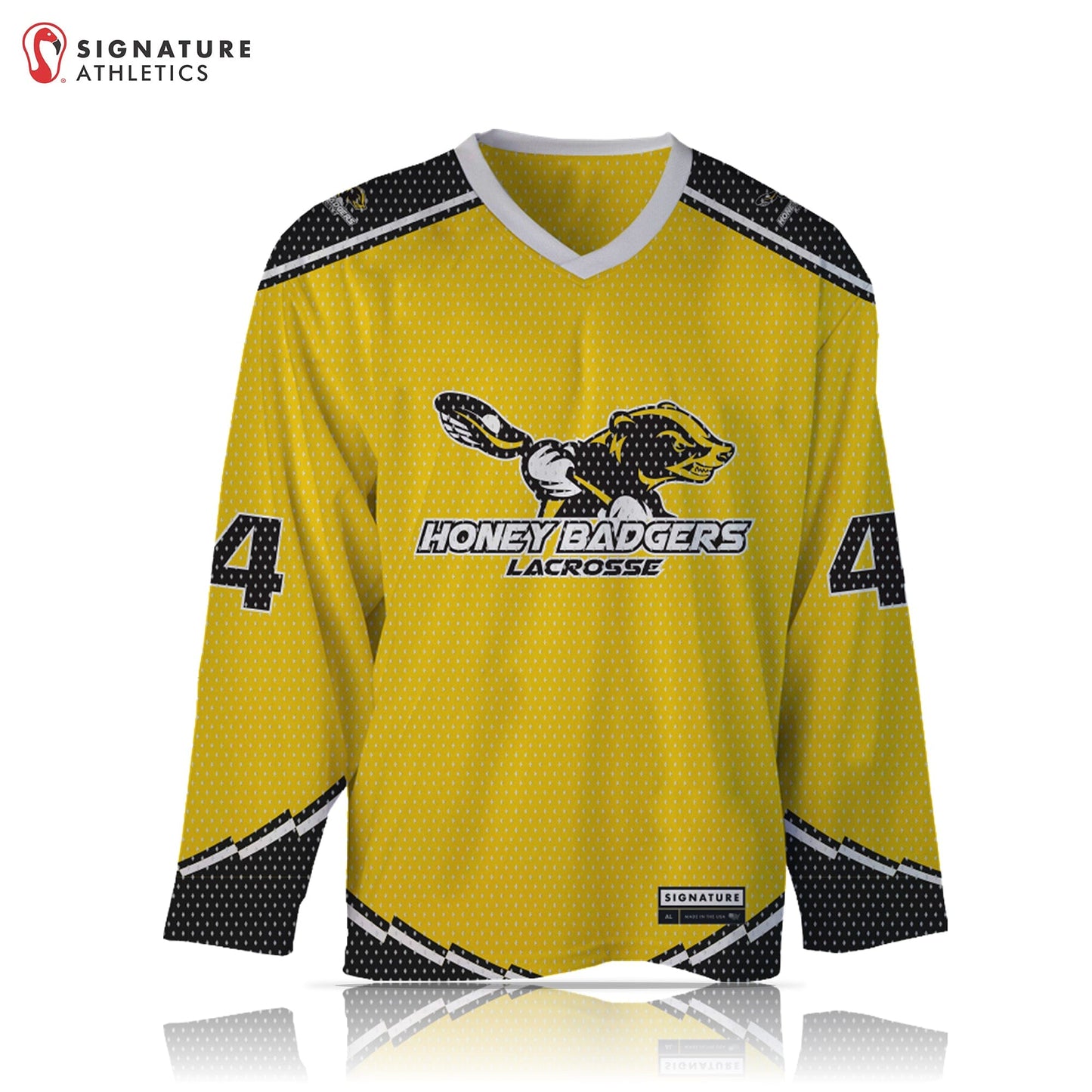 Honey Badgers Lacrosse Basic Box Goalie Jersey: Boys Honey Badgers Signature Lacrosse