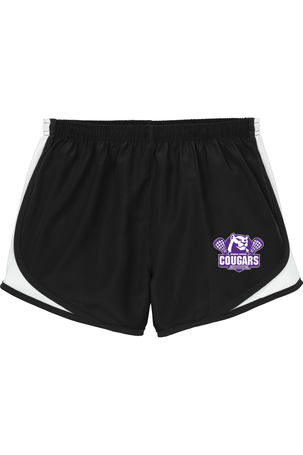 HS Cougars Adult Athletic Women's Shorts Signature Lacrosse
