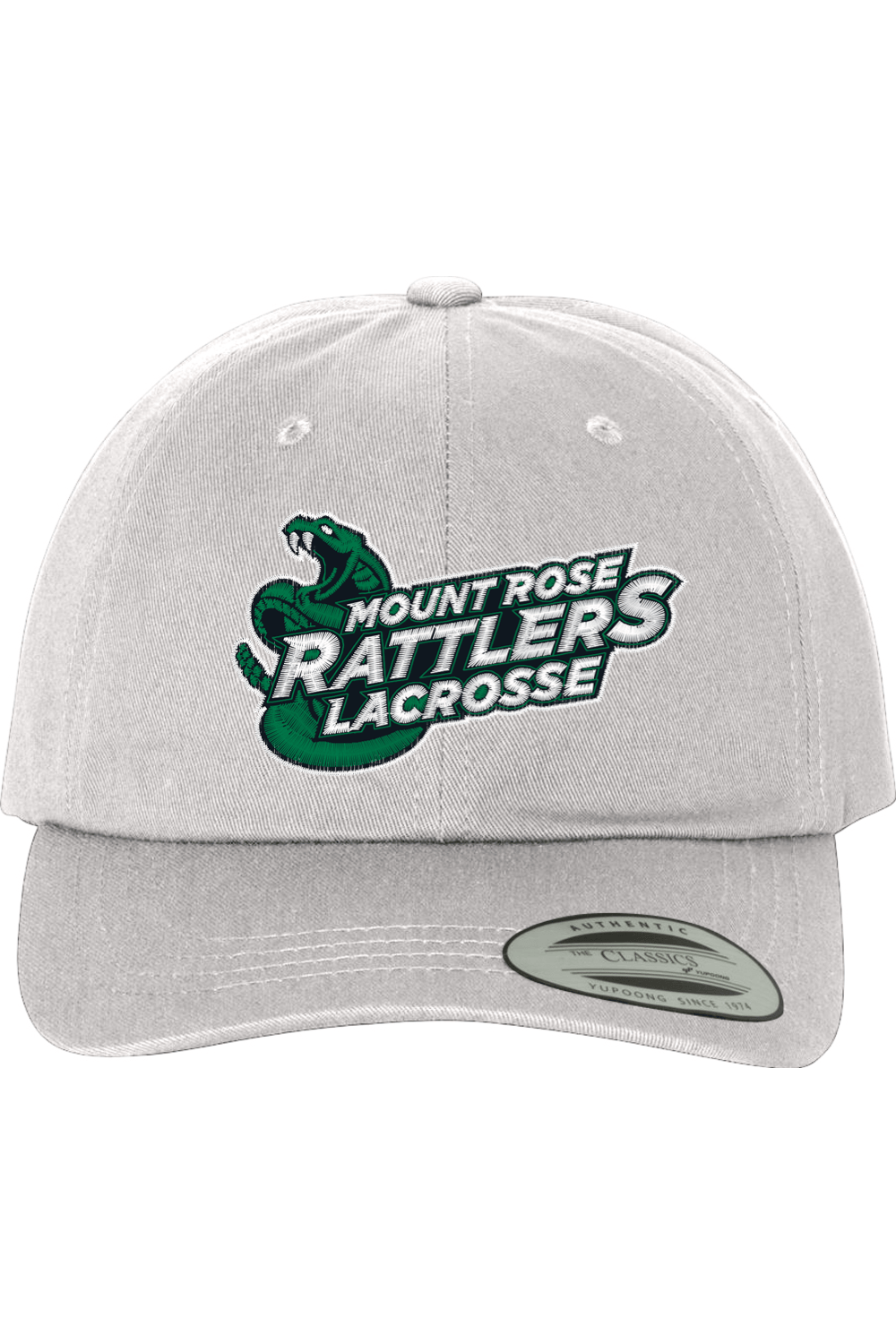 HS Rattlers Embroidered Dad Hat Signature Lacrosse