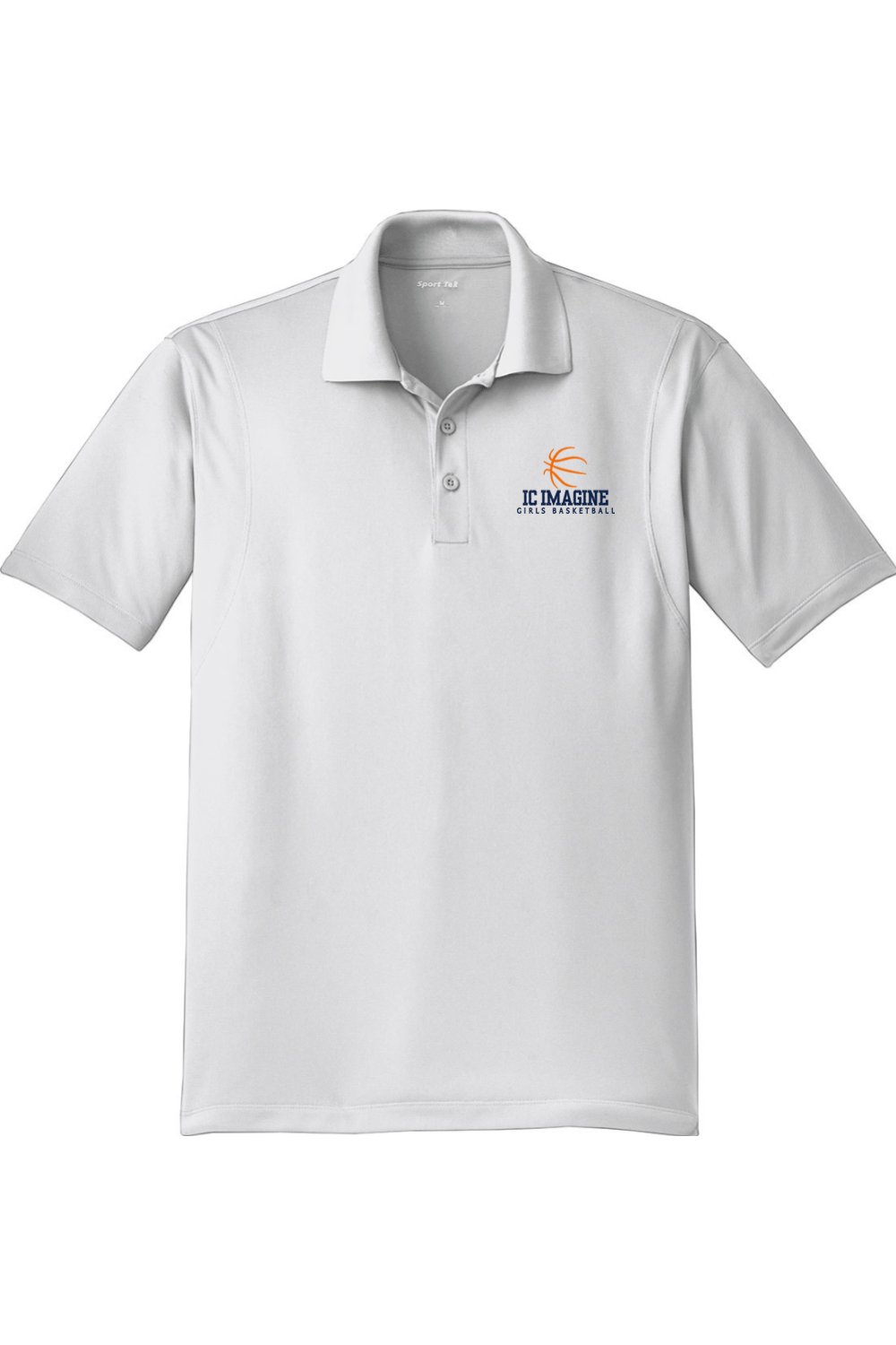 IC Imagine Girls Basketball Adult Embroidered Athletic Polo Signature Lacrosse