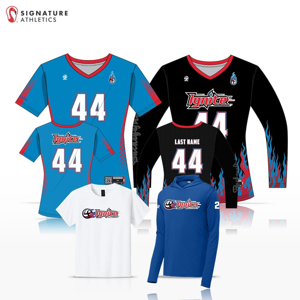 Ignite Volleyball American/Regional 4 Piece Pro Package Signature Lacrosse