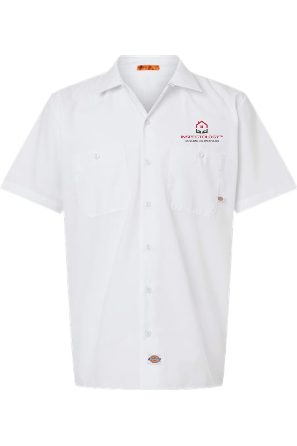 Inspectology Men's Dickies Industrial Short Sleeve Work Shirt Signature Lacrosse