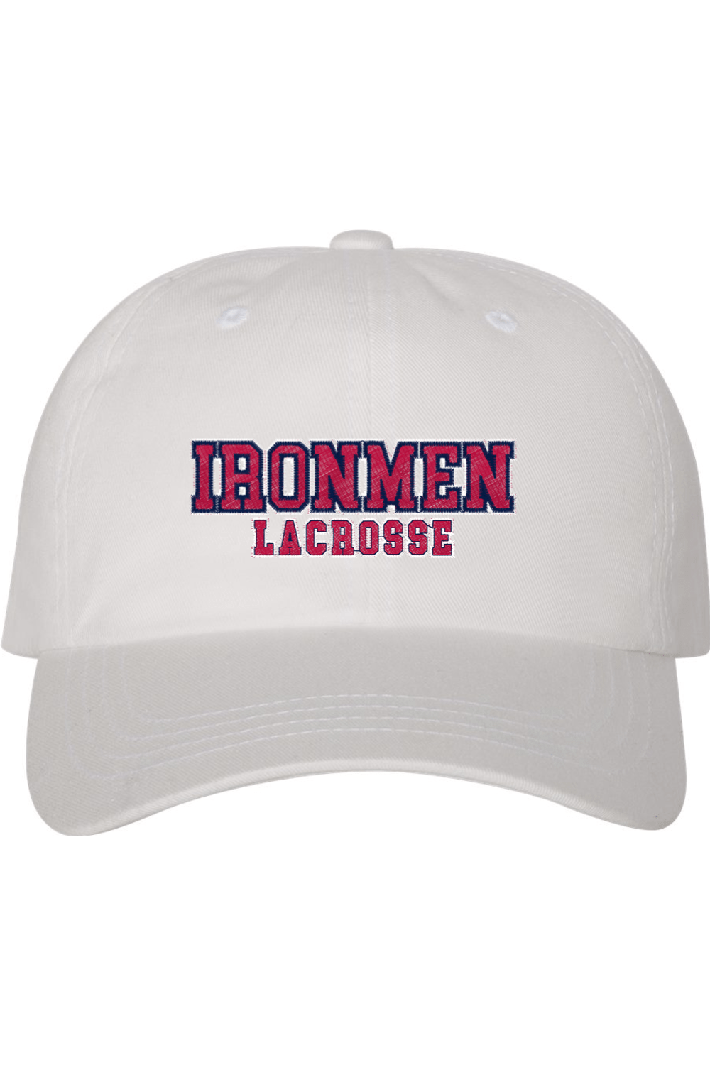 Ironmen Lacrosse Embroidered Dad Hat Signature Lacrosse