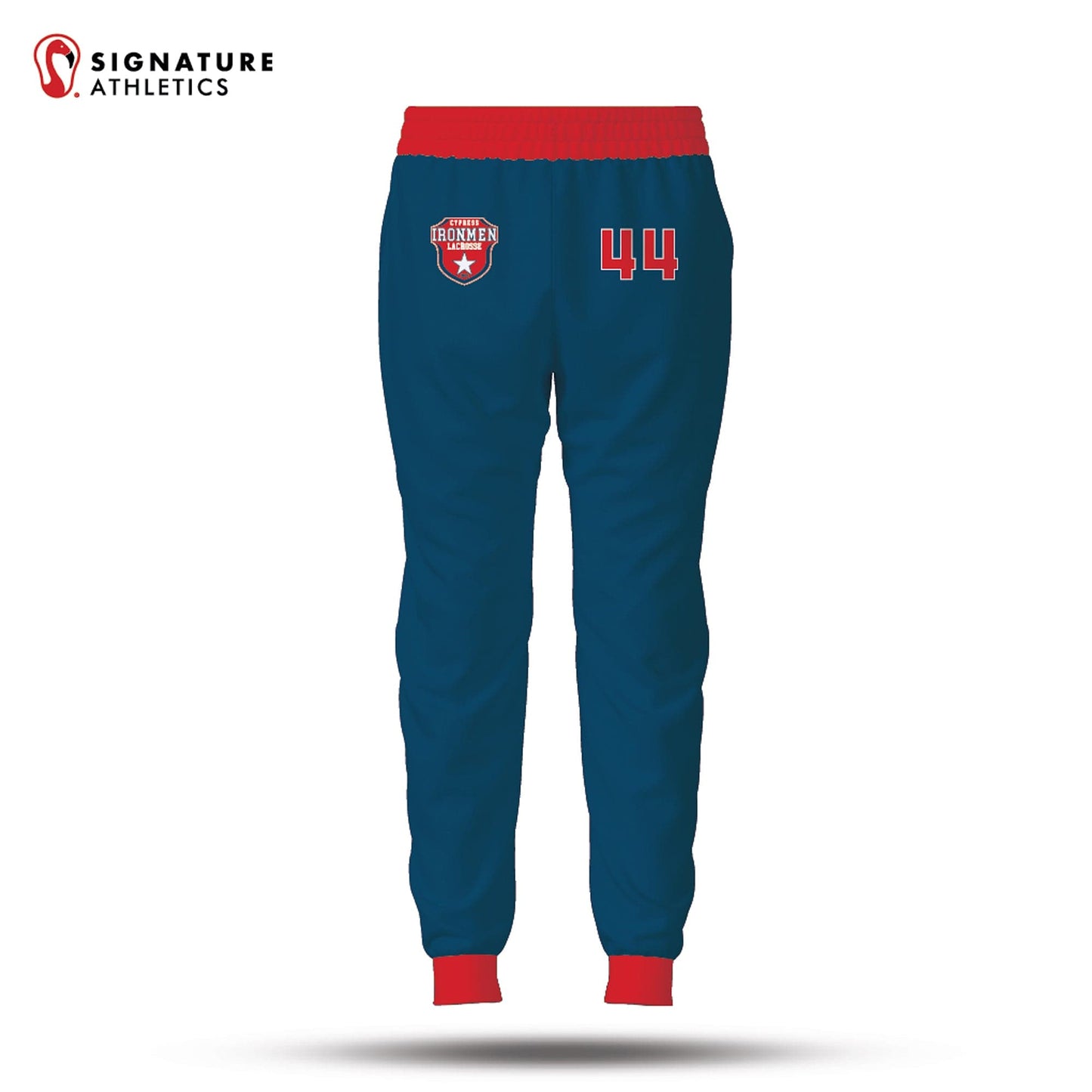 Ironmen Lacrosse Men's Pro Lightweight Dye Sub Joggers: Ironmen Signature Lacrosse