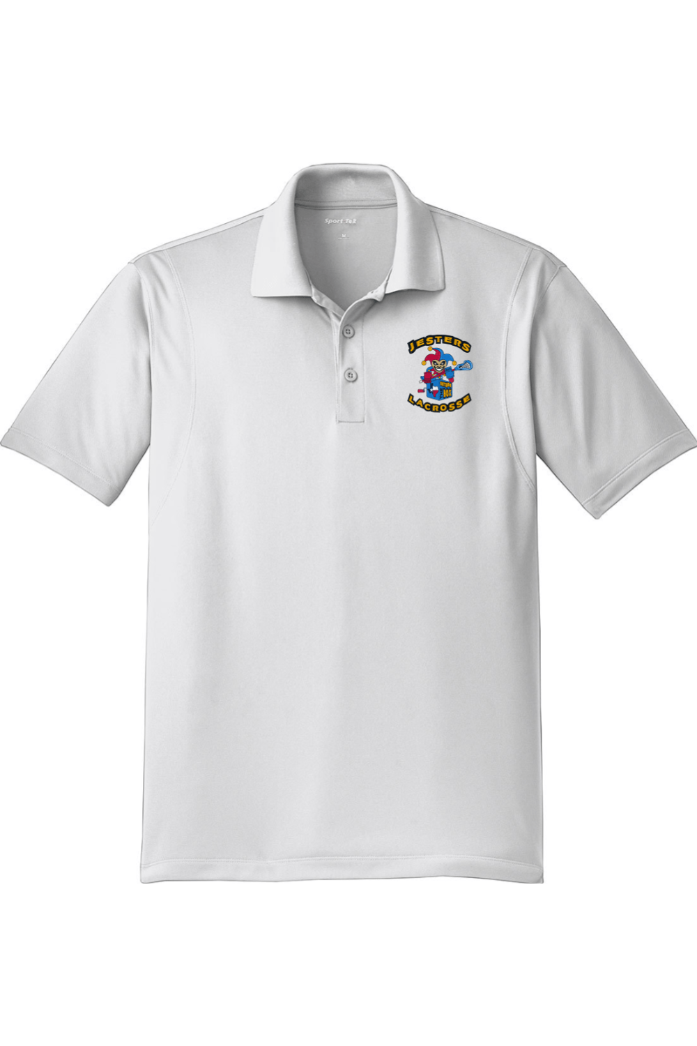 Jesters Lacrosse Adult Embroidered Athletic Polo Signature Lacrosse