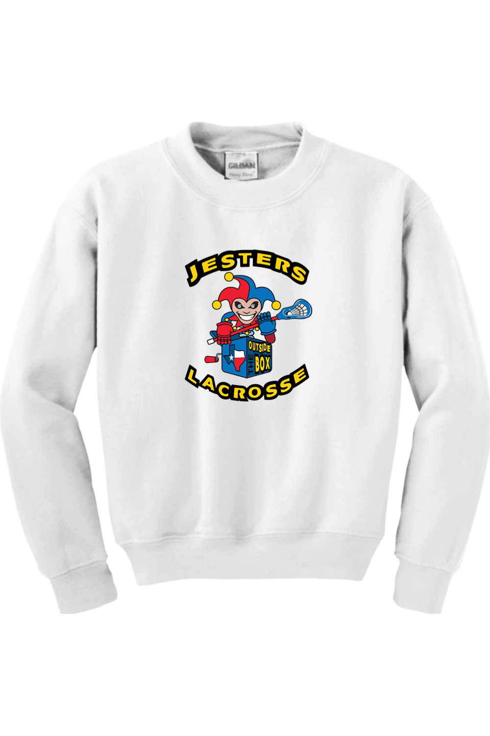 Jesters Lacrosse Youth Sweatshirt Signature Lacrosse