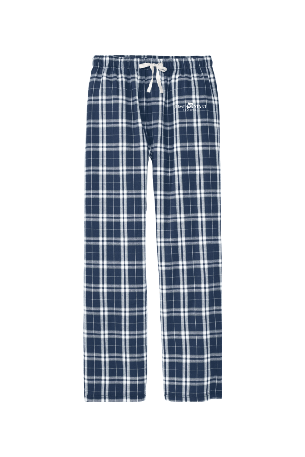 Jump Start Sports Adult Men's Flannel Plaid Pants Signature Lacrosse