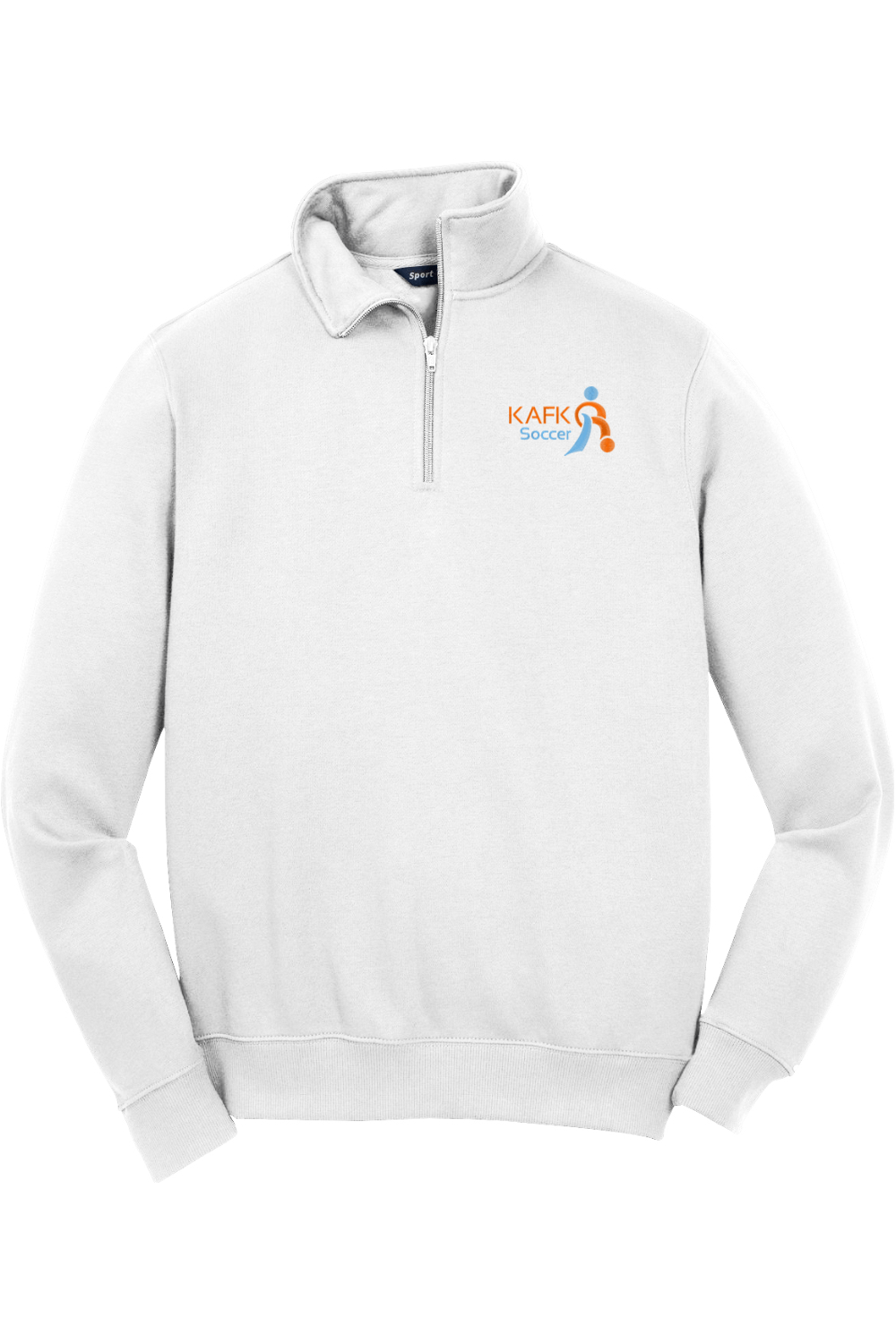 KAFK Soccer Adult Embroidered Quarter-Zip Pullover Signature Lacrosse