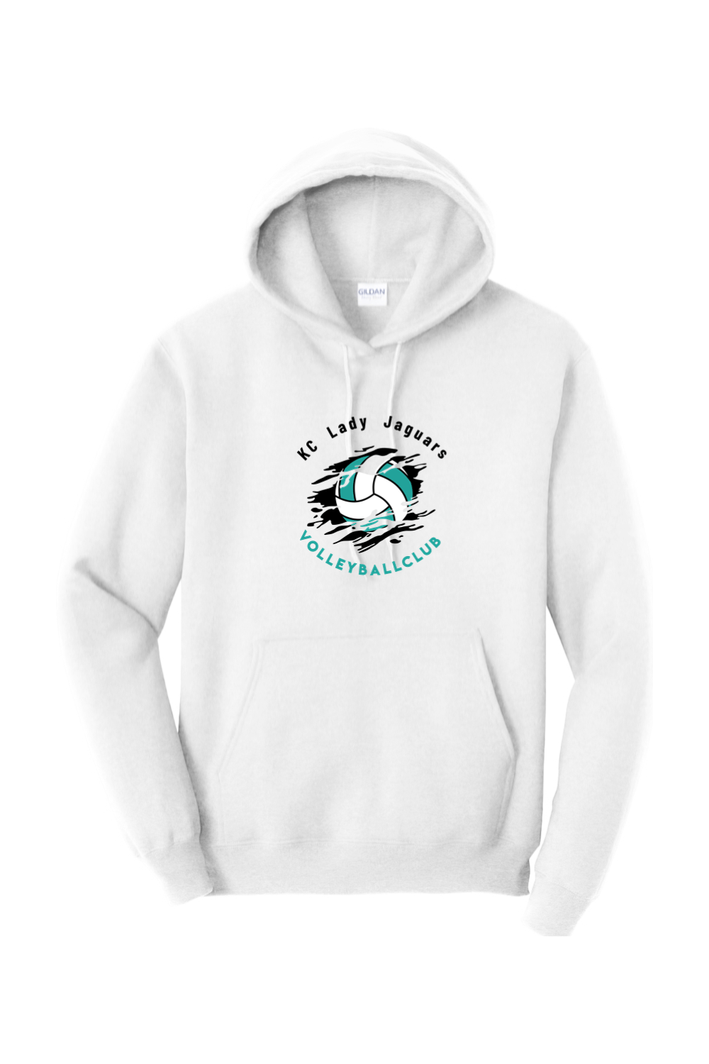 KC Jaguars Volleyball Adult Heavyweight Hoodie Signature Lacrosse