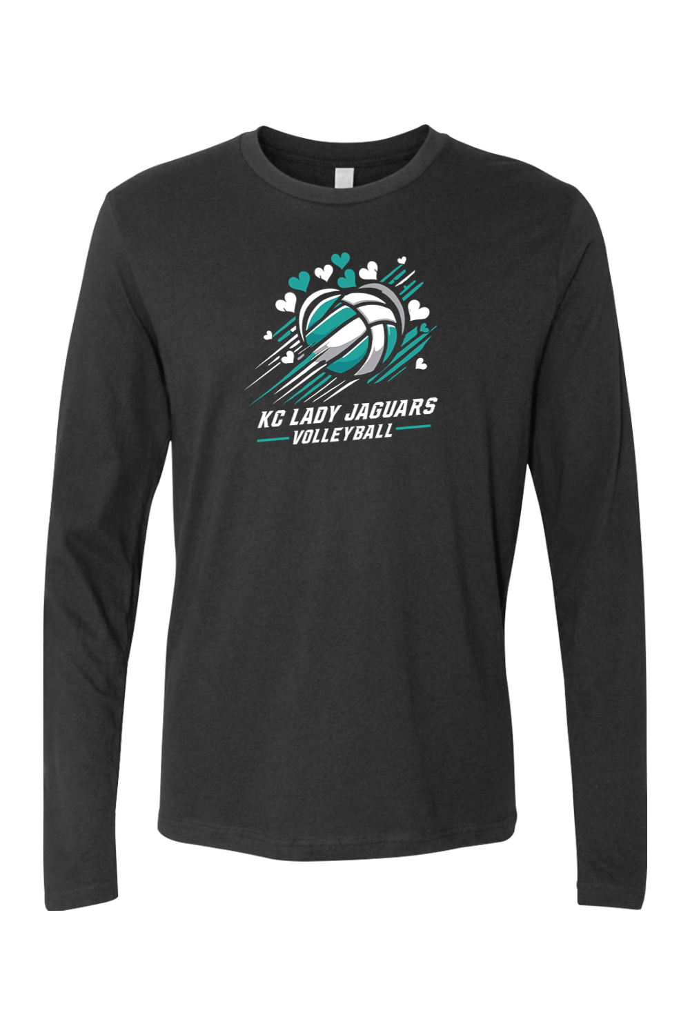 KC Jaguars Volleyball Adult Long Sleeve T-Shirt Signature Lacrosse