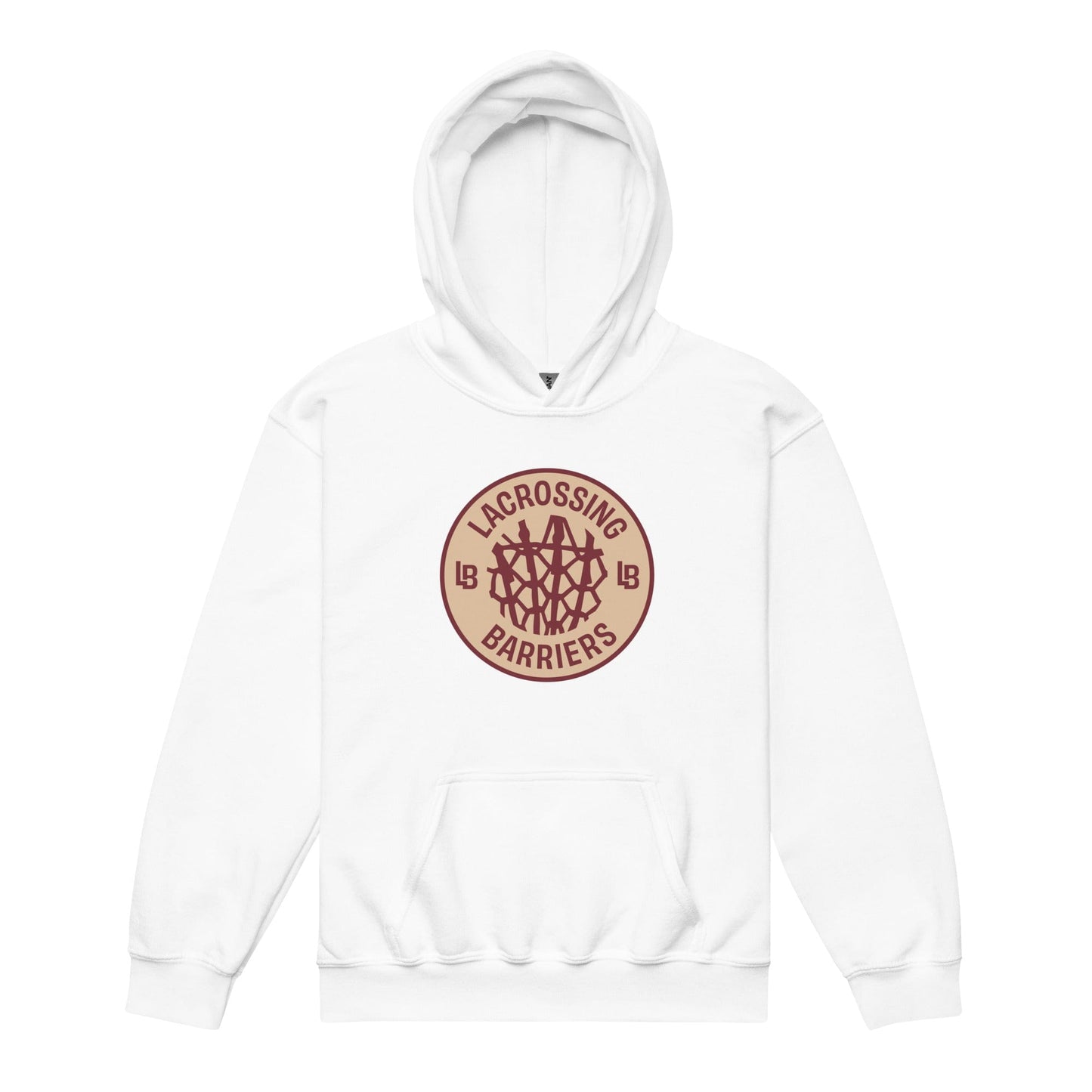 Lacrossing Barriers Youth Heavy Blend Hoodie Signature Lacrosse