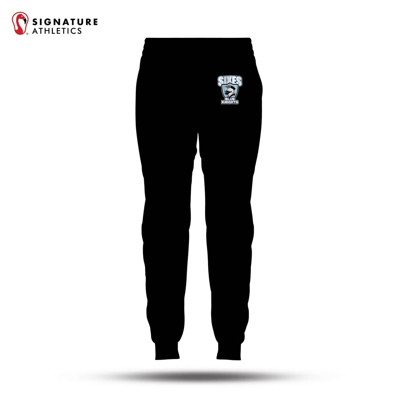 Lady Blue Knights SIXES Women's Lightweight Dye Sub Joggers: LBK SIXES Signature Lacrosse