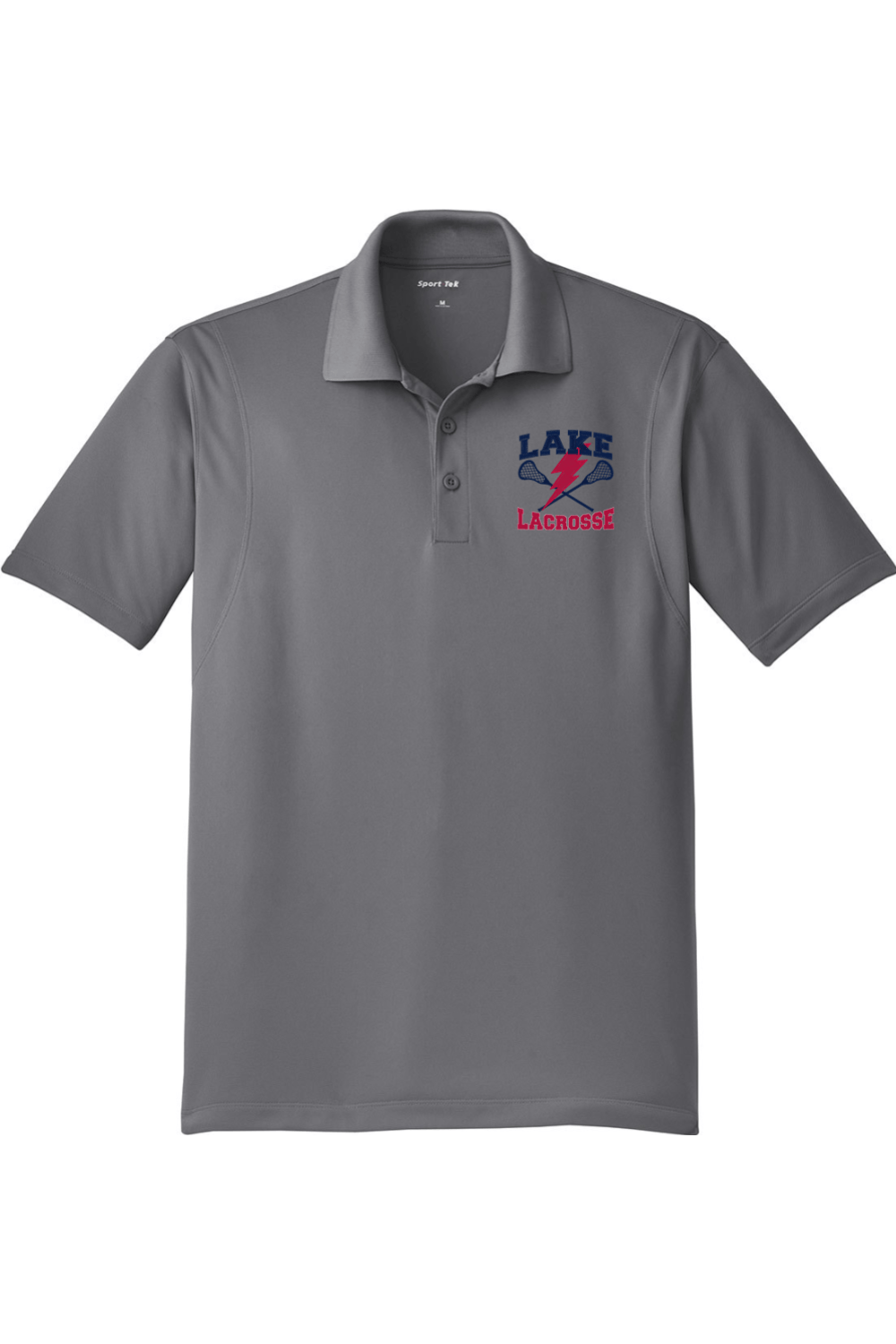 Lake Lacrosse Adult Embroidered Athletic Polo Signature Lacrosse