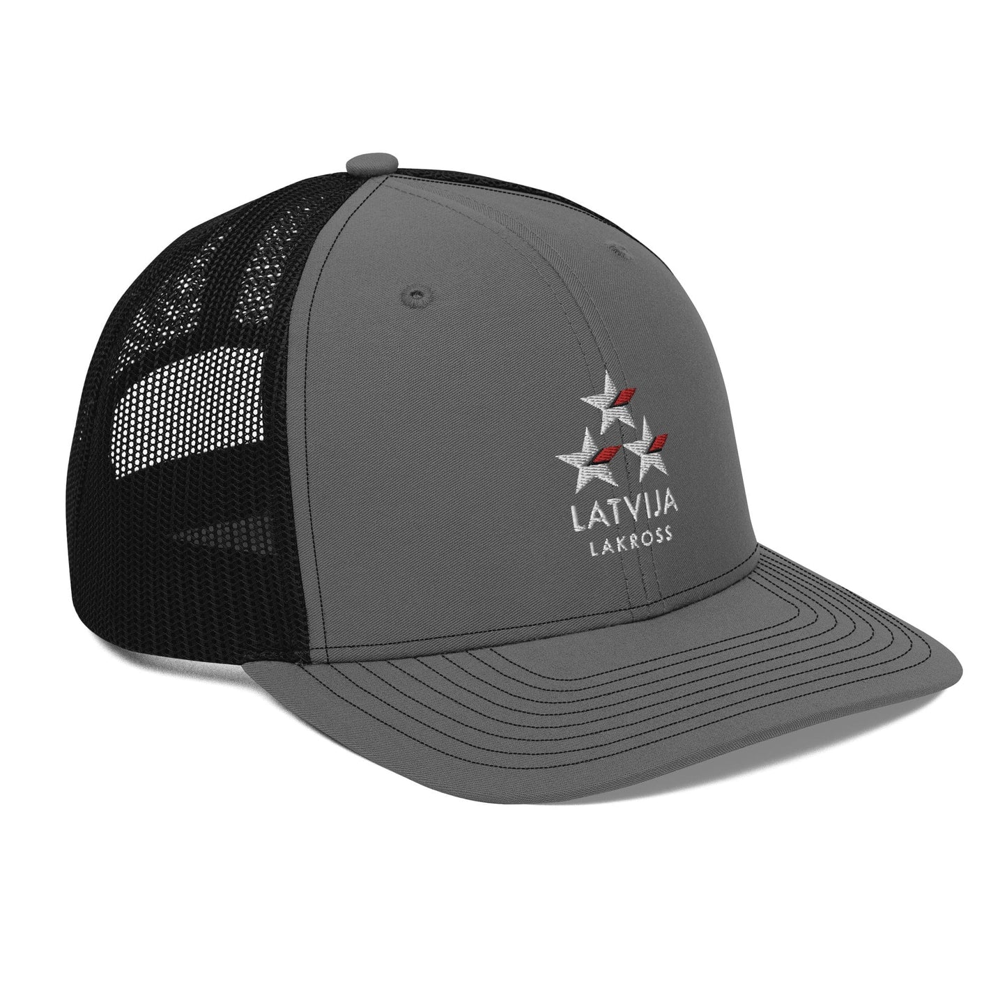 Latvija Lakross Richardson Trucker Hat Signature Lacrosse