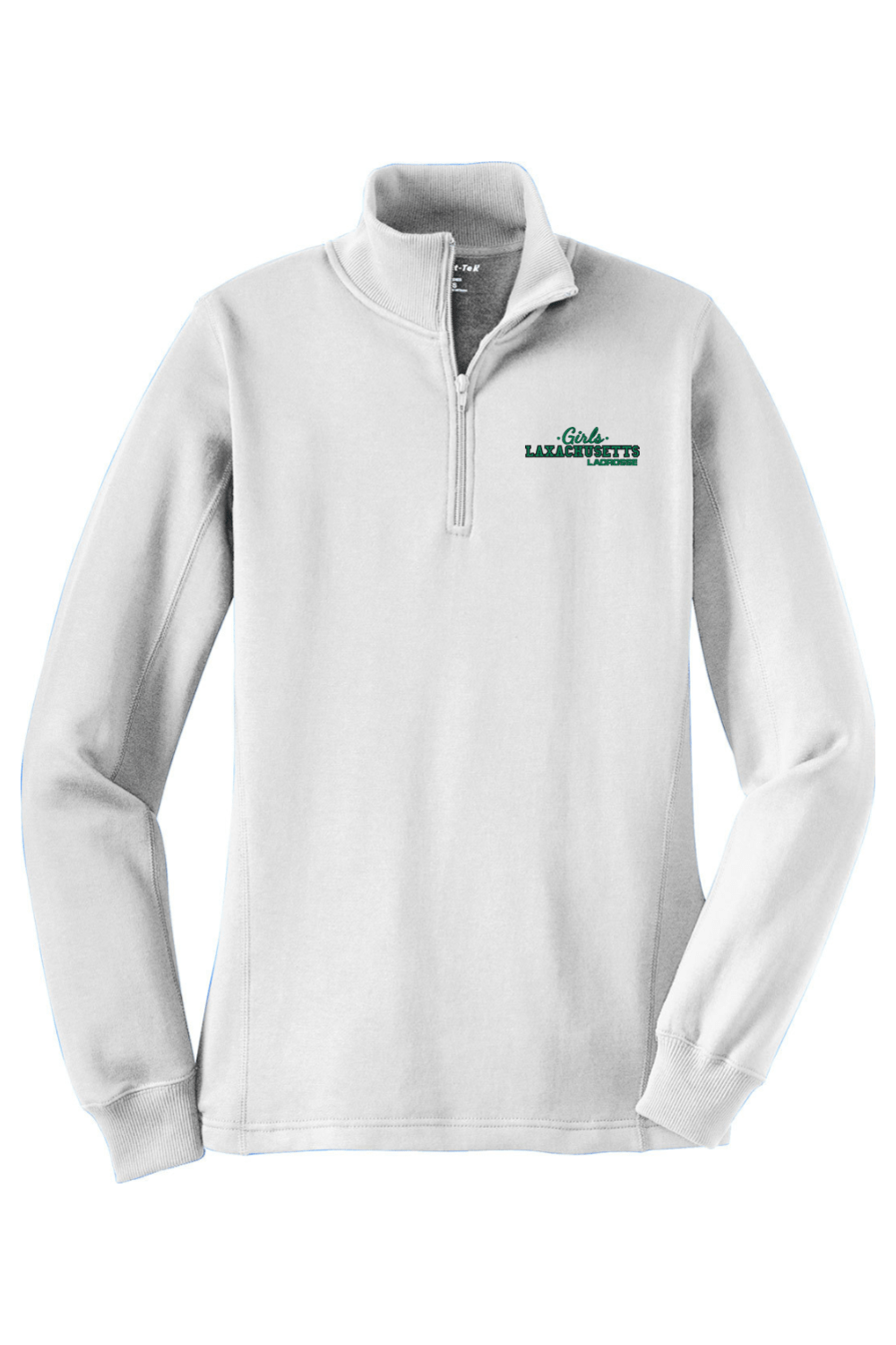 Laxachusetts Lacrosse Adult Women's Embroidered Quarter-Zip Pullover Signature Lacrosse