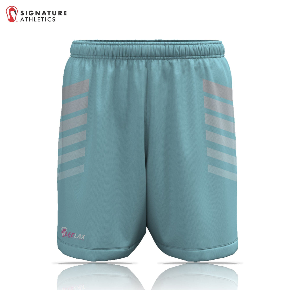 Lee Lax Lacrosse Men's Player Game Shorts - Chrome: Chrome MS Signature Lacrosse