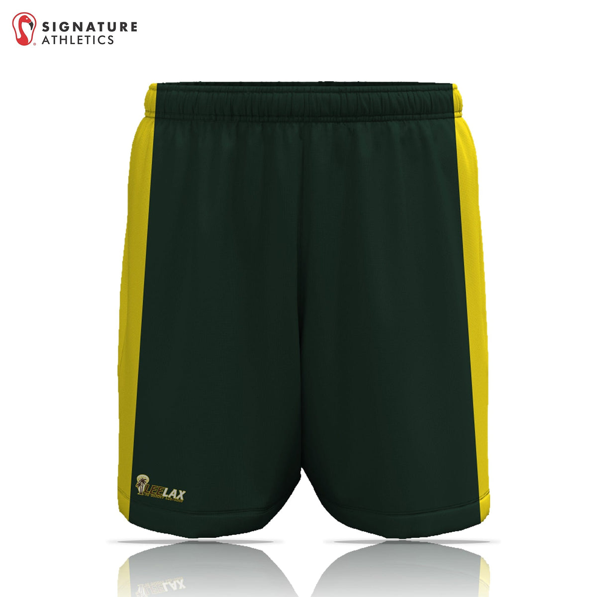 Lee Lax Lacrosse Men's Player Game Shorts - Redwoods: Redwoods MS Signature Lacrosse