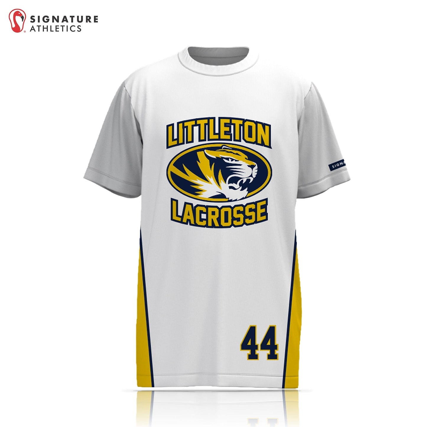 Littleton Lacrosse Short Sleeve Tech Tee: Littleton Boys Signature Lacrosse