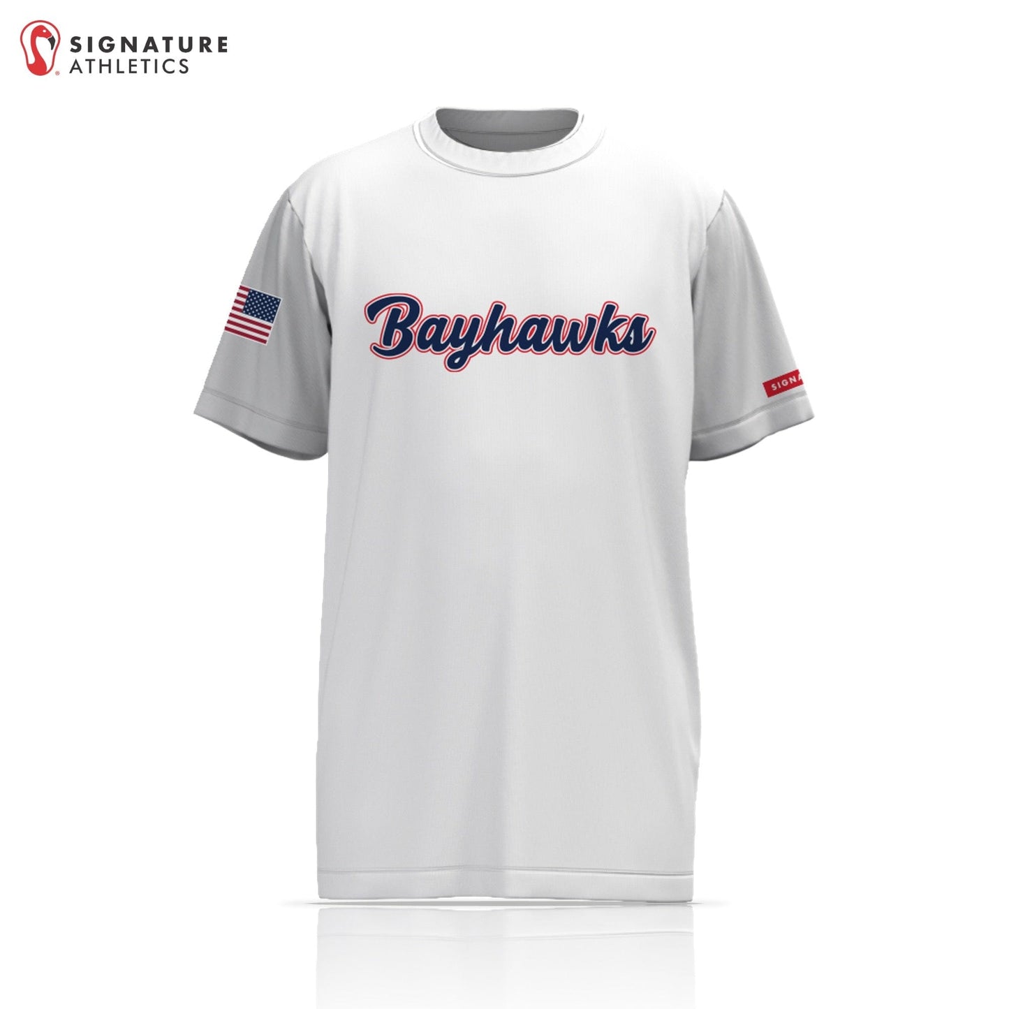 Lower Alabama High School Men's Short Sleeve Tech Tee Signature Lacrosse