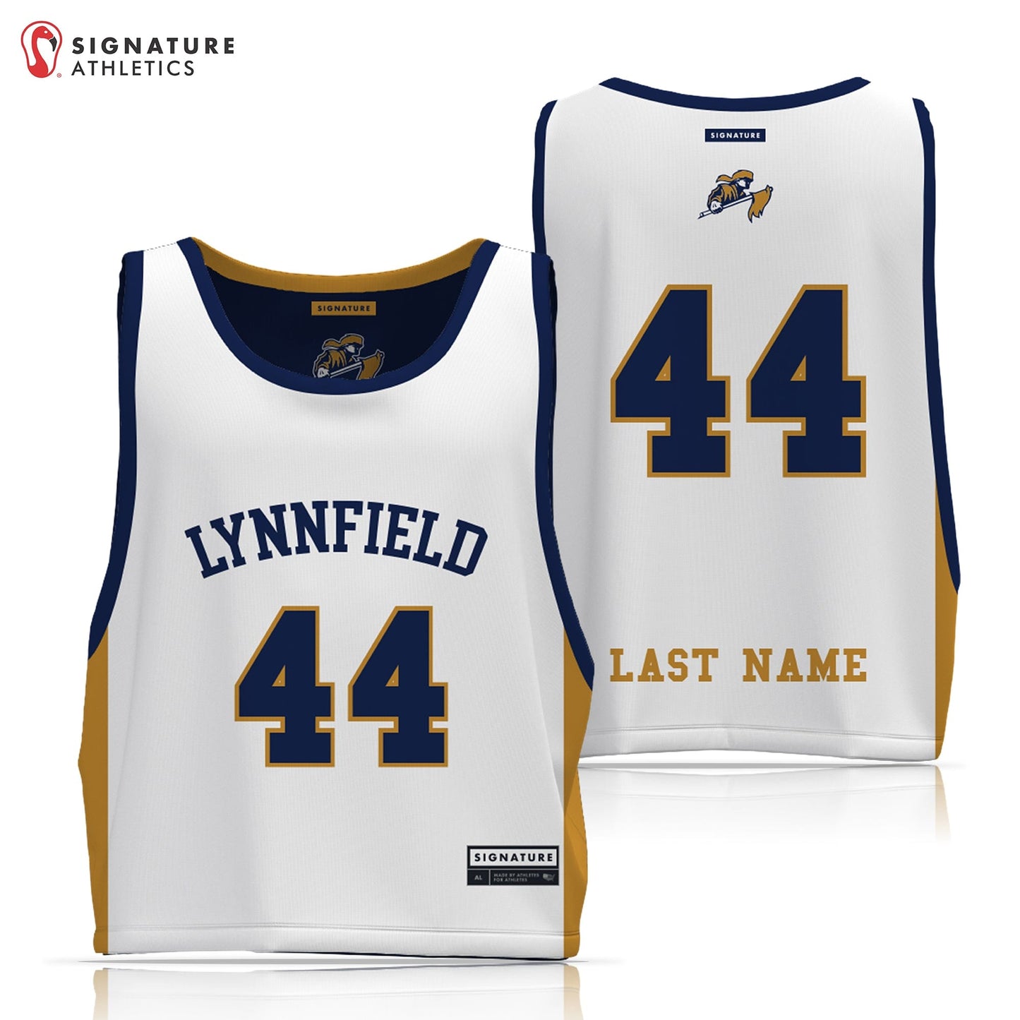 Lynnfield Youth Lacrosse Men's Reversible Game Pinnie Signature Lacrosse