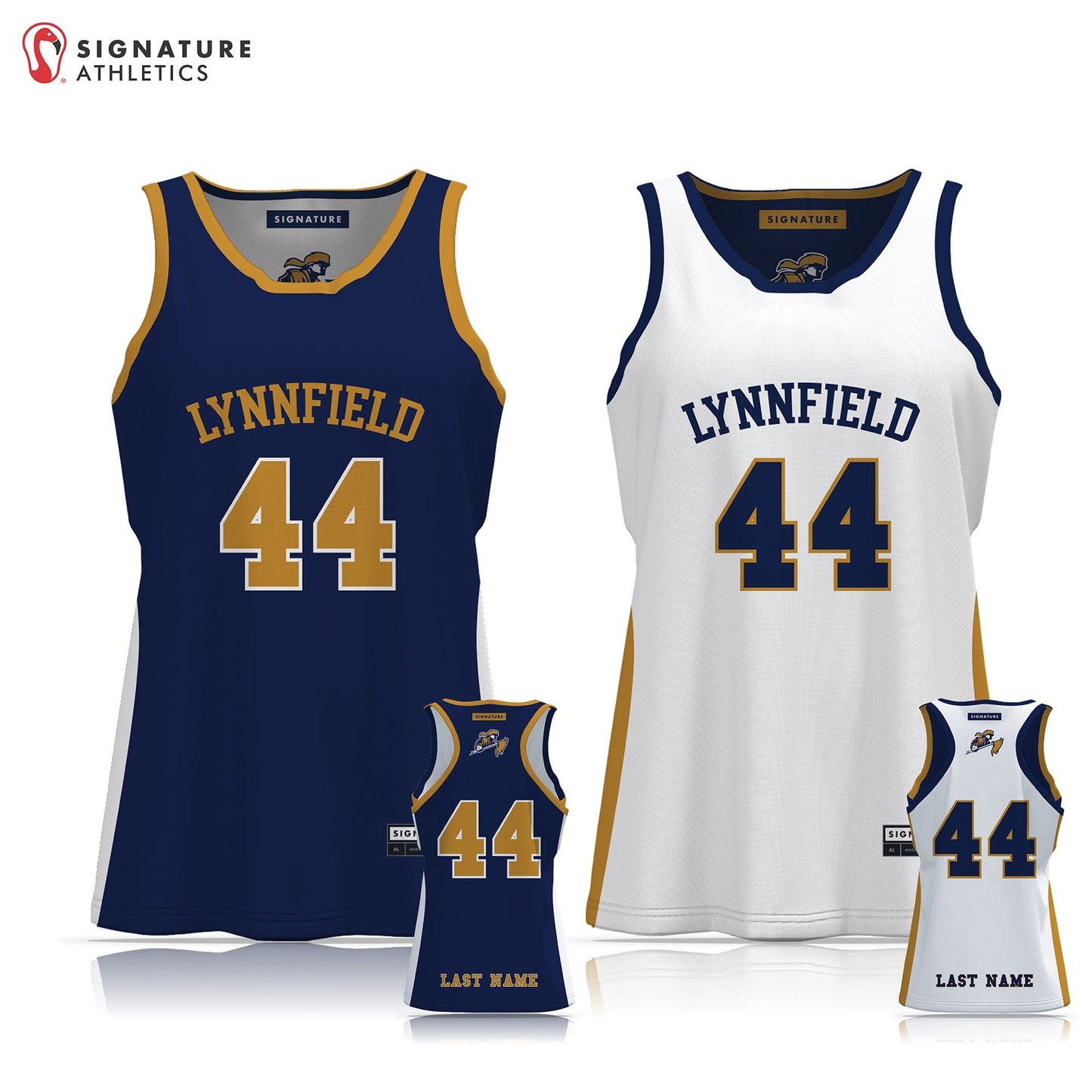 Lynnfield Youth Lacrosse Women's Reversible Game Pinnie: 1st Grade Signature Lacrosse