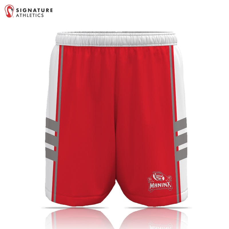 ManinX Lacrosse Men's Player Game Shorts: 12U Signature Lacrosse