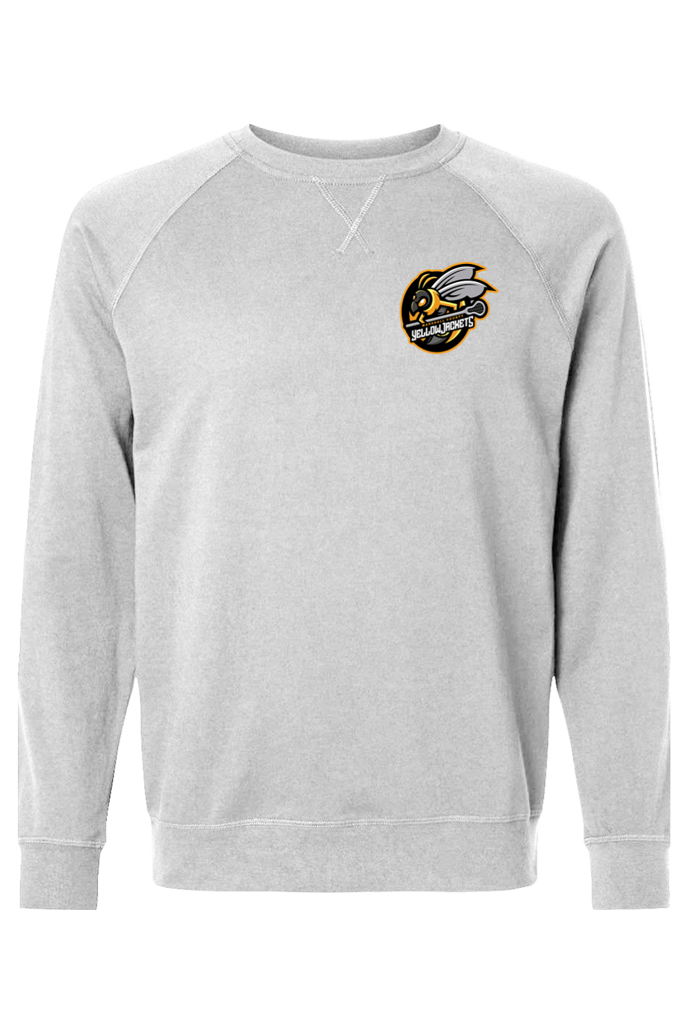 Marshall Yellow Jackets LC Adult Heavyweight Raglan Long Sleeve Signature Lacrosse