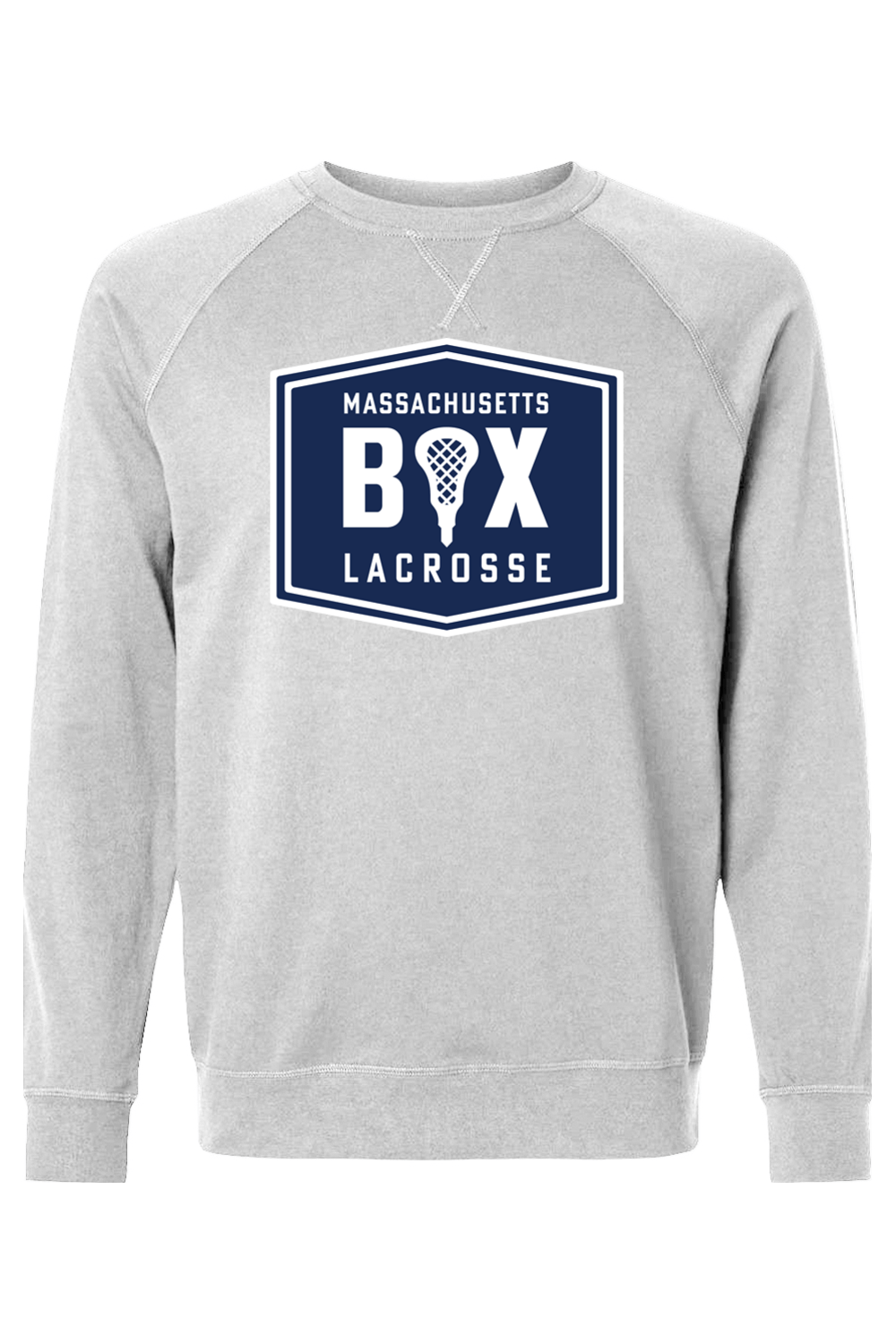 Mass Box Lacrosse Adult Heavyweight Raglan Long Sleeve Signature Lacrosse