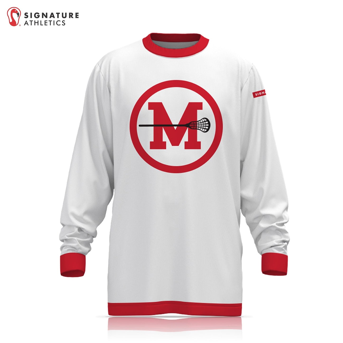 Melrose Youth Lacrosse Long Sleeve Tech Tee: K-8th Grade Signature Lacrosse