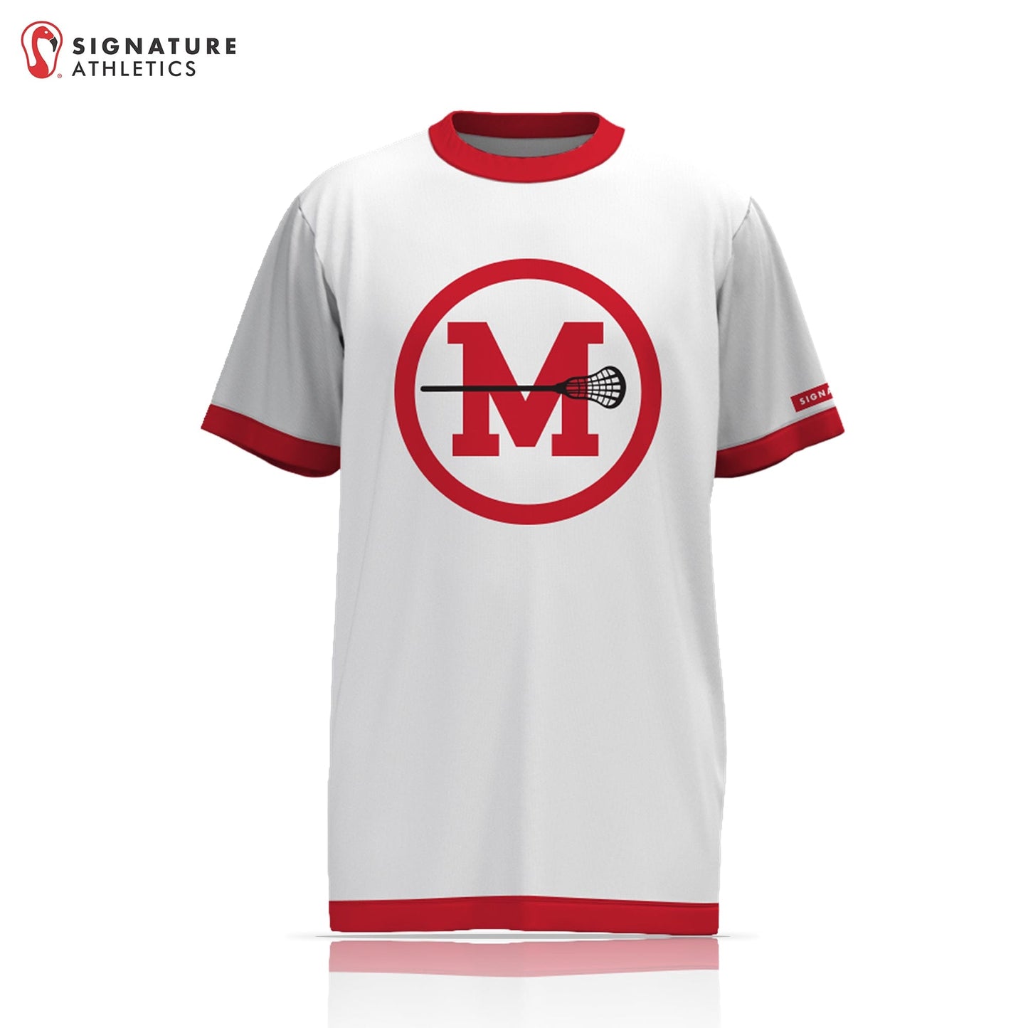 Melrose Youth Lacrosse Short Sleeve Tech Tee: K-8th Grade Signature Lacrosse