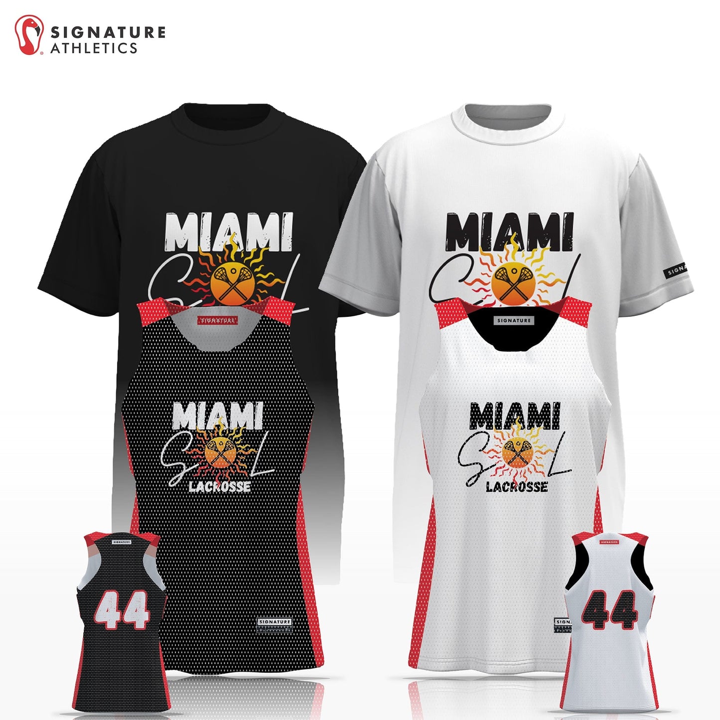 Miami SOL Women's 3 Piece Player Package: SOL Signature Lacrosse