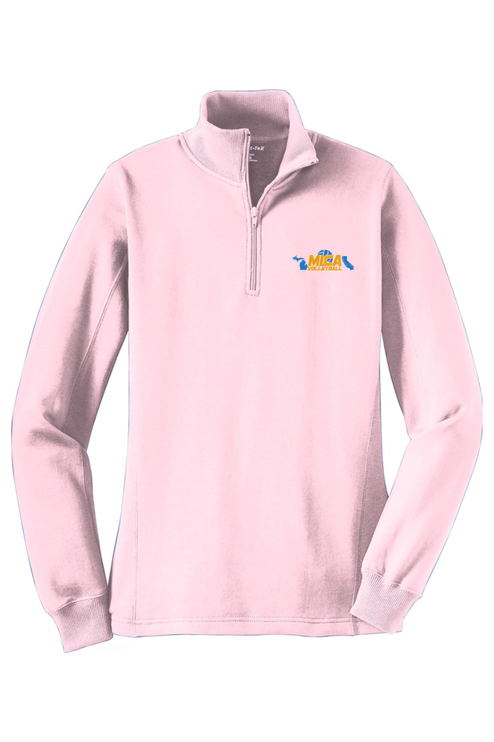 Mica Volleyball Adult Women's Embroidered Quarter-Zip Pullover Signature Lacrosse