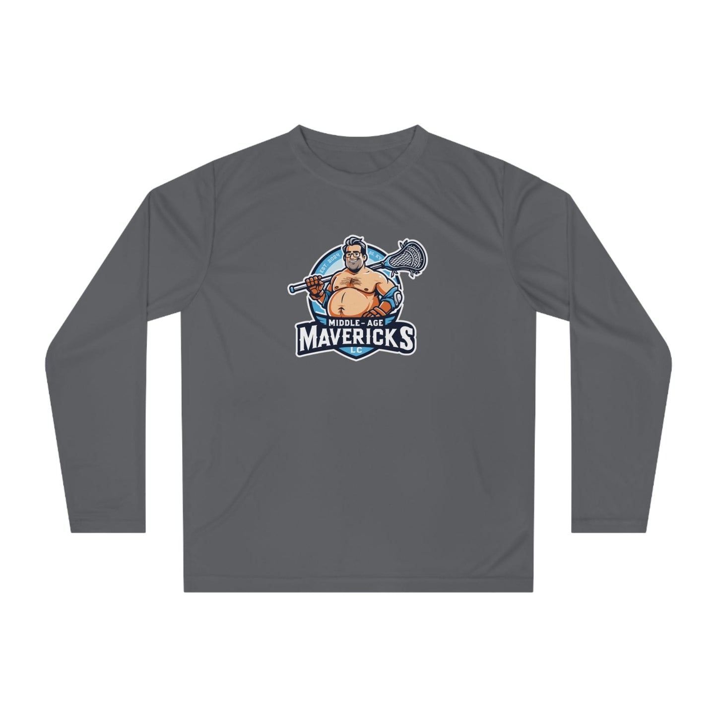 Middle AML Adult Athletic Long Sleeve Signature Lacrosse