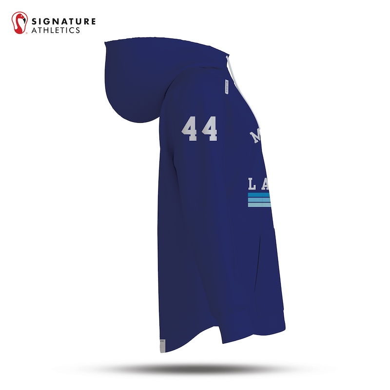 Mile Square Lacrosse Unisex Pro Dye Sub Scuba Hoodie Royal Signature Lacrosse