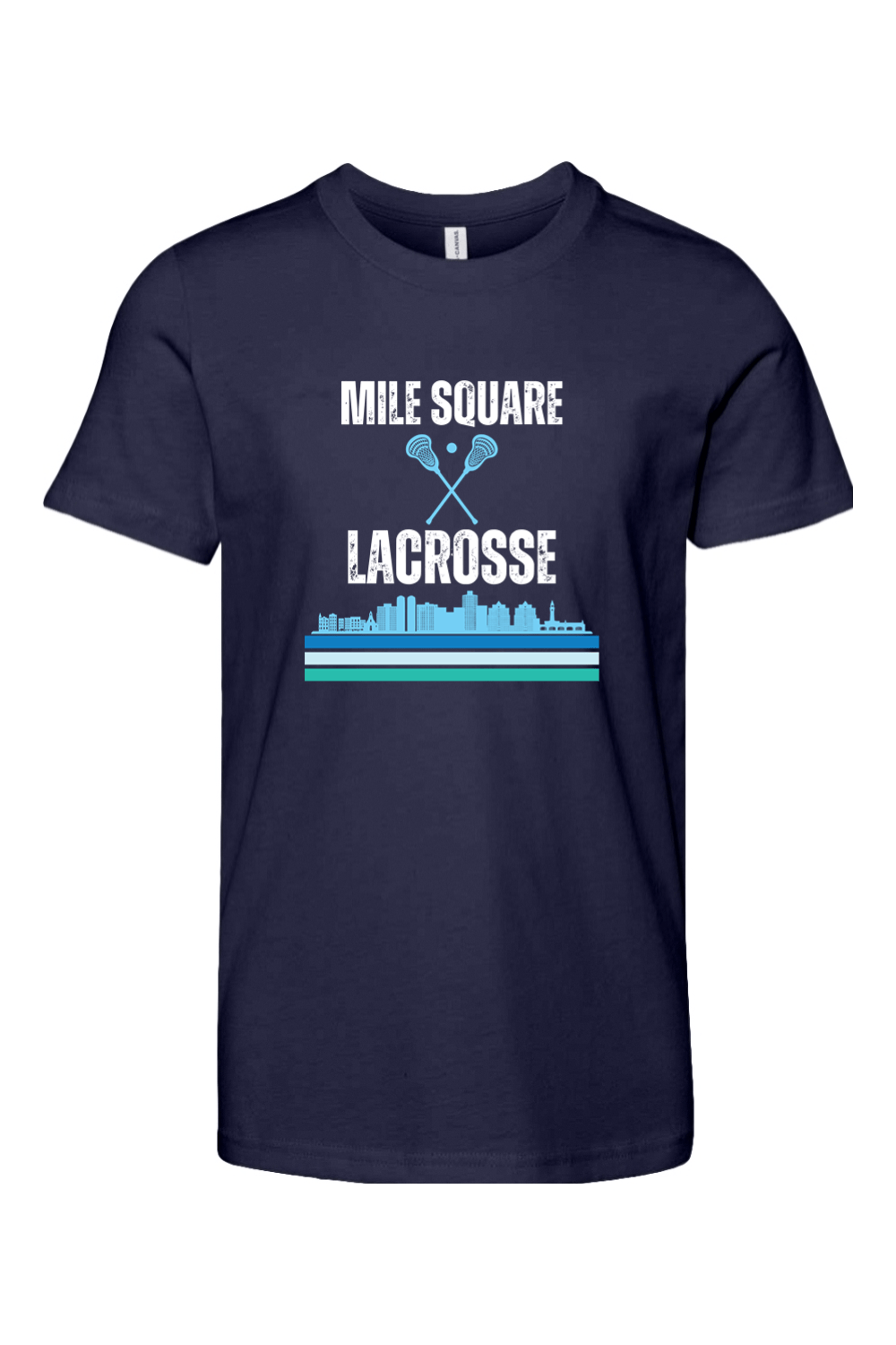Mile Square Lacrosse Youth Lifestyle T-Shirt Signature Lacrosse