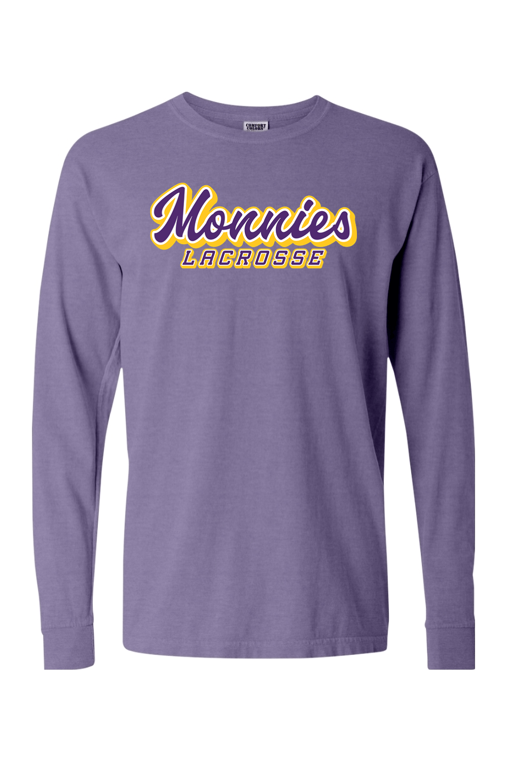 Monarchs Box Lacrosse Comfort Colors Ringspun Long Sleeve T-Shirt Signature Lacrosse
