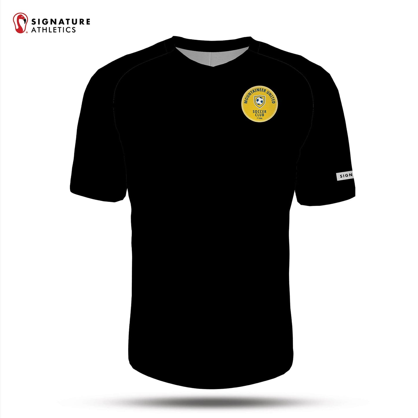 Mountain United Black Men's Soccer Game Jersey: Fitzpatrick FC Signature Lacrosse