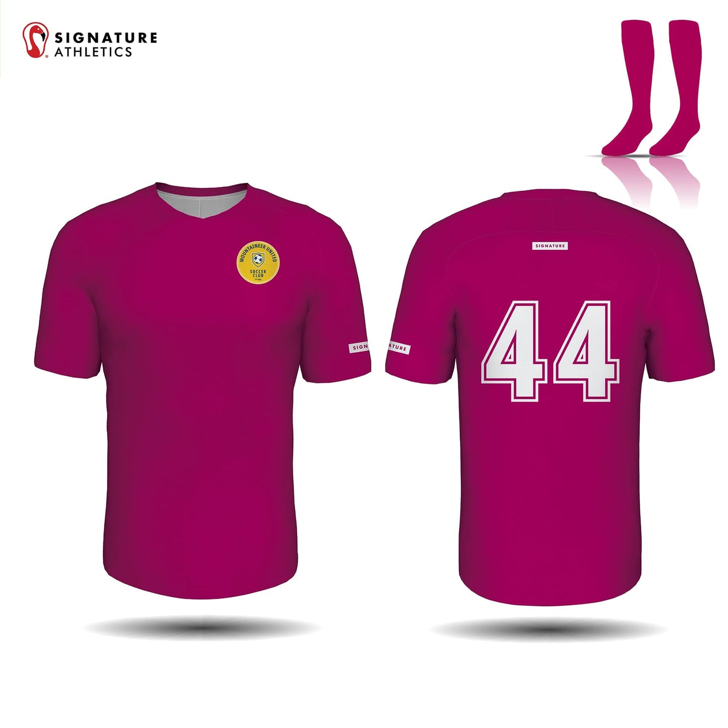 Mountain United Maroon Men's 2 Piece Player Game Package: Rockets Signature Lacrosse