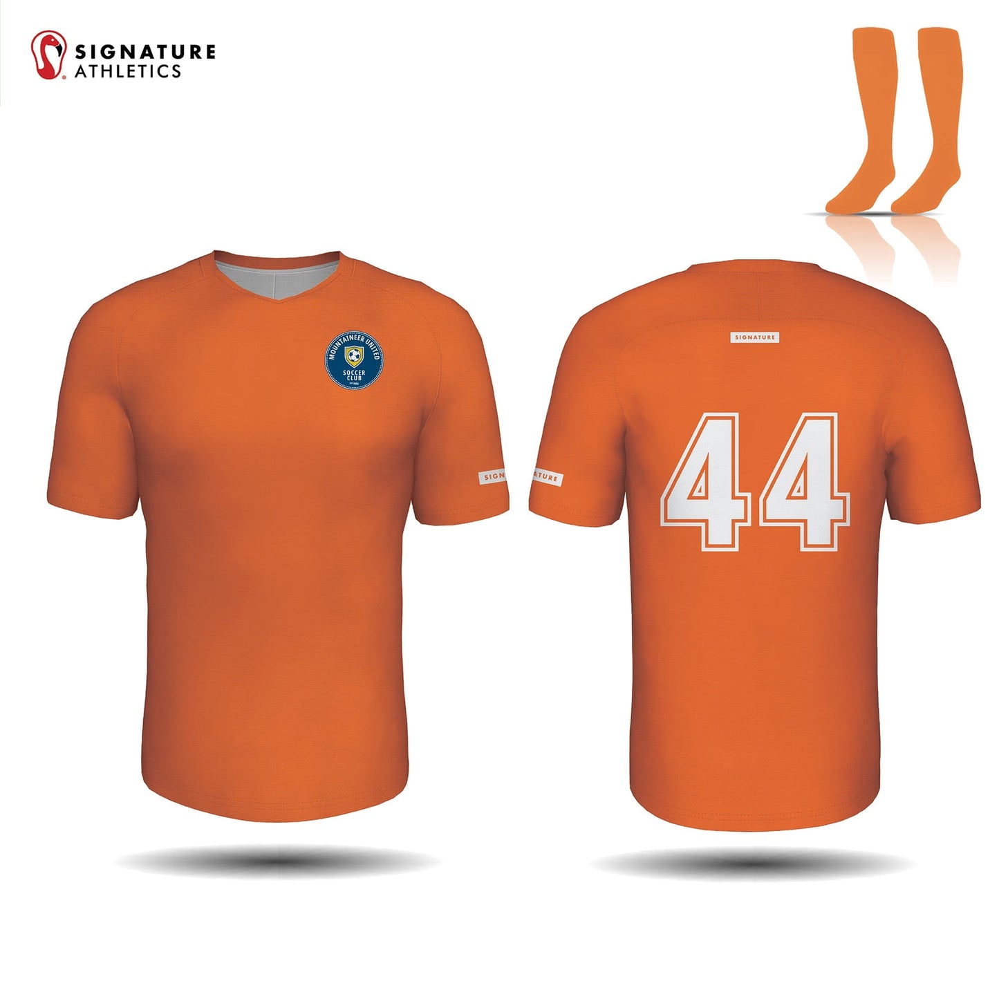 Mountain United Orange Men's 2 Piece Player Game Package: Genes Signature Lacrosse